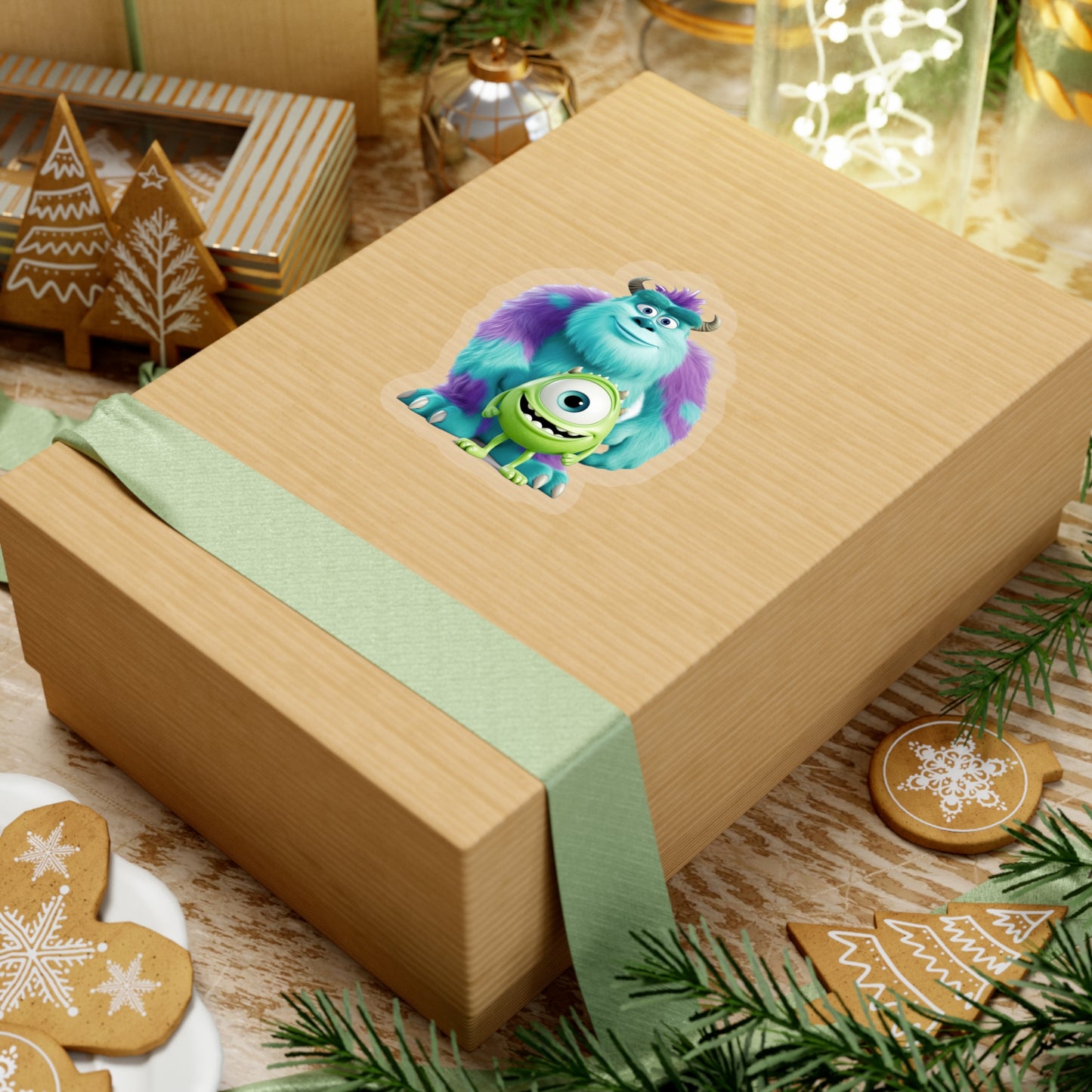 Monster Inc. Bob and Sully Sticker - Add Playful Charm to Your World