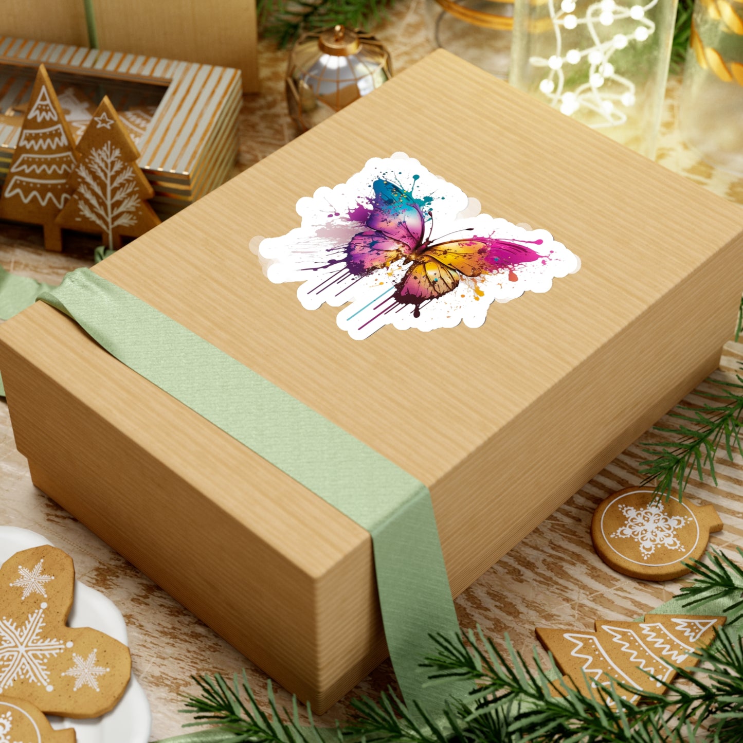 Watercolor Butterfly Sticker - Add Some Beautiful and Unique Style to Your Tech