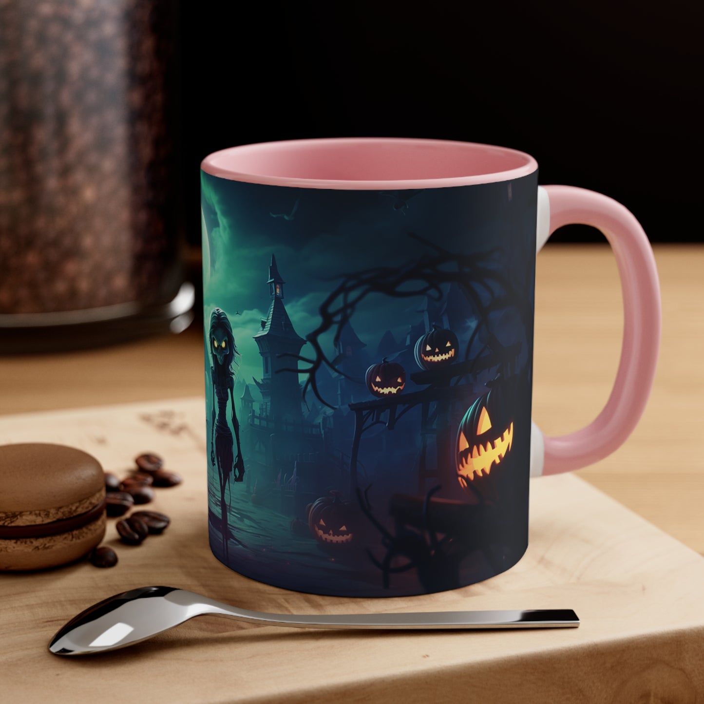 Halloween Special: 11oz Bi-color Zombies Cemetery Mug