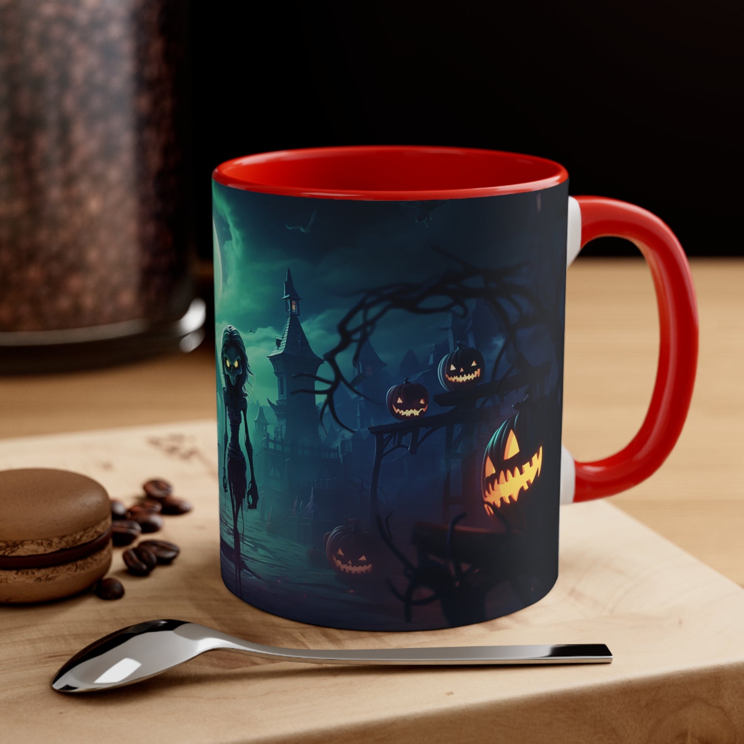 Halloween Special: 11oz Bi-color Zombies Cemetery Mug