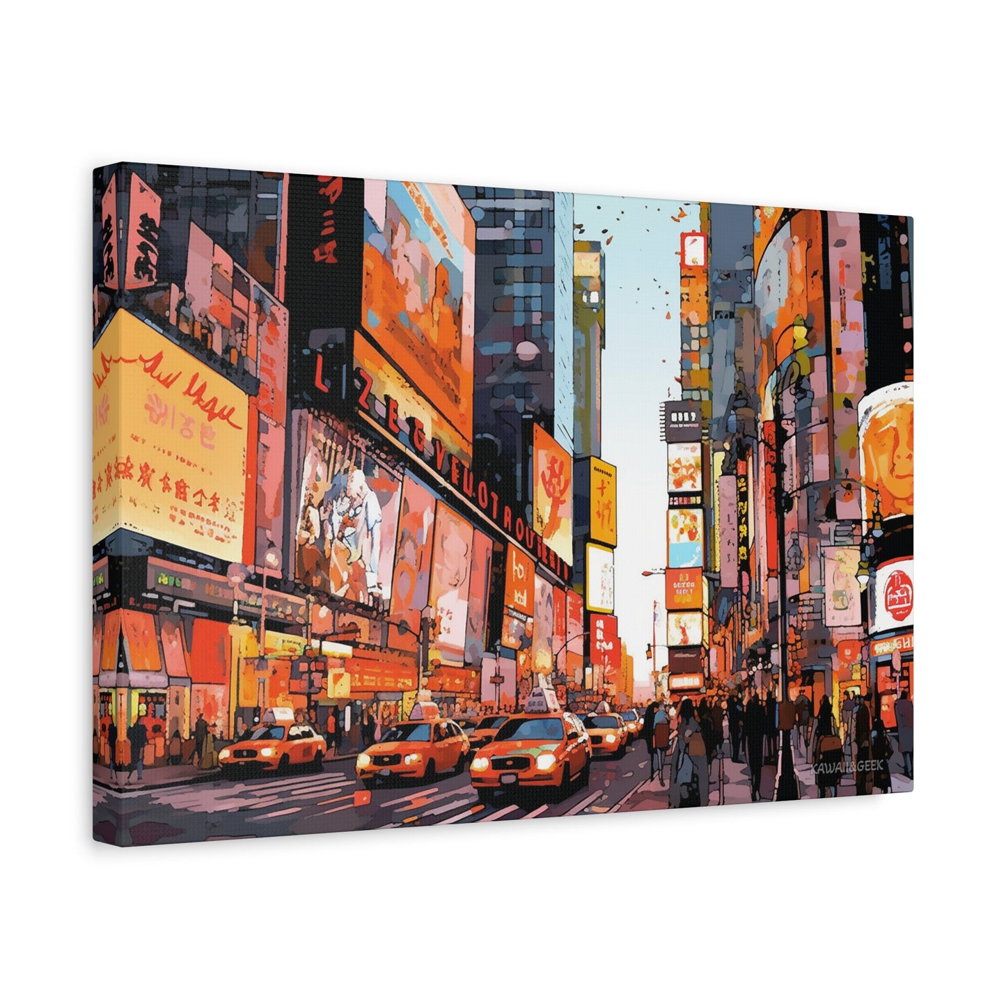 New York City Streets Canvas - Immerse Yourself in the Vibrant Urban Energy