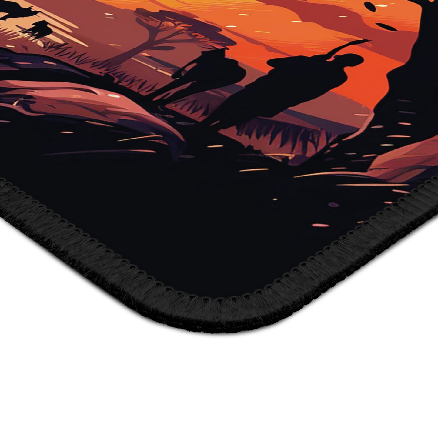 African Sunset Mouse Pad : Embark on a Gaming Safari