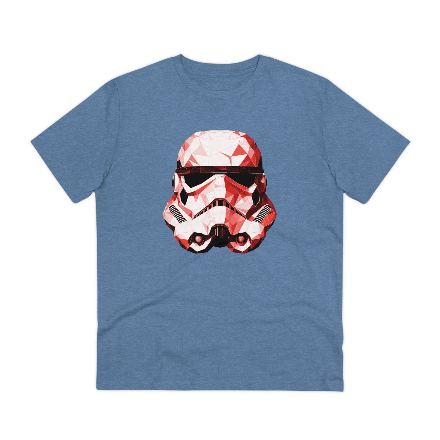 Stormtrooper Polygonal T-Shirt - Red Edition - Embrace Galactic Precision - Star Wars