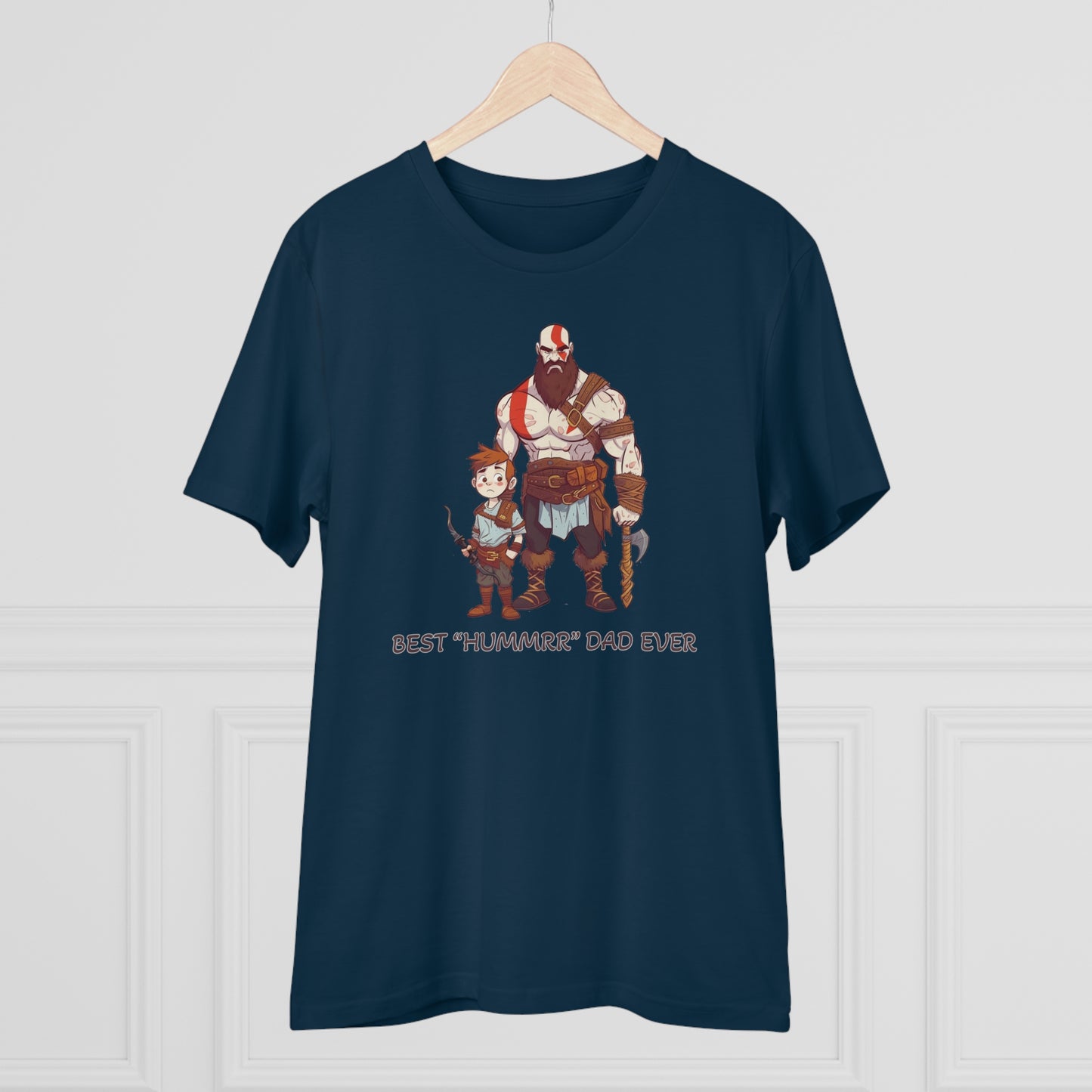 Kratos - God of War T-Shirt - BEST Hummrr Dad Ever - Celebrate Father's Day with Playful Style