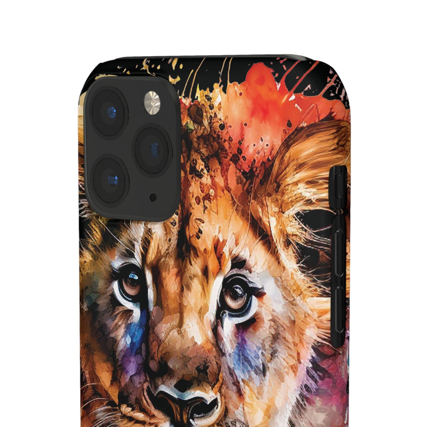 Phone Case Watercolor Lion Cub