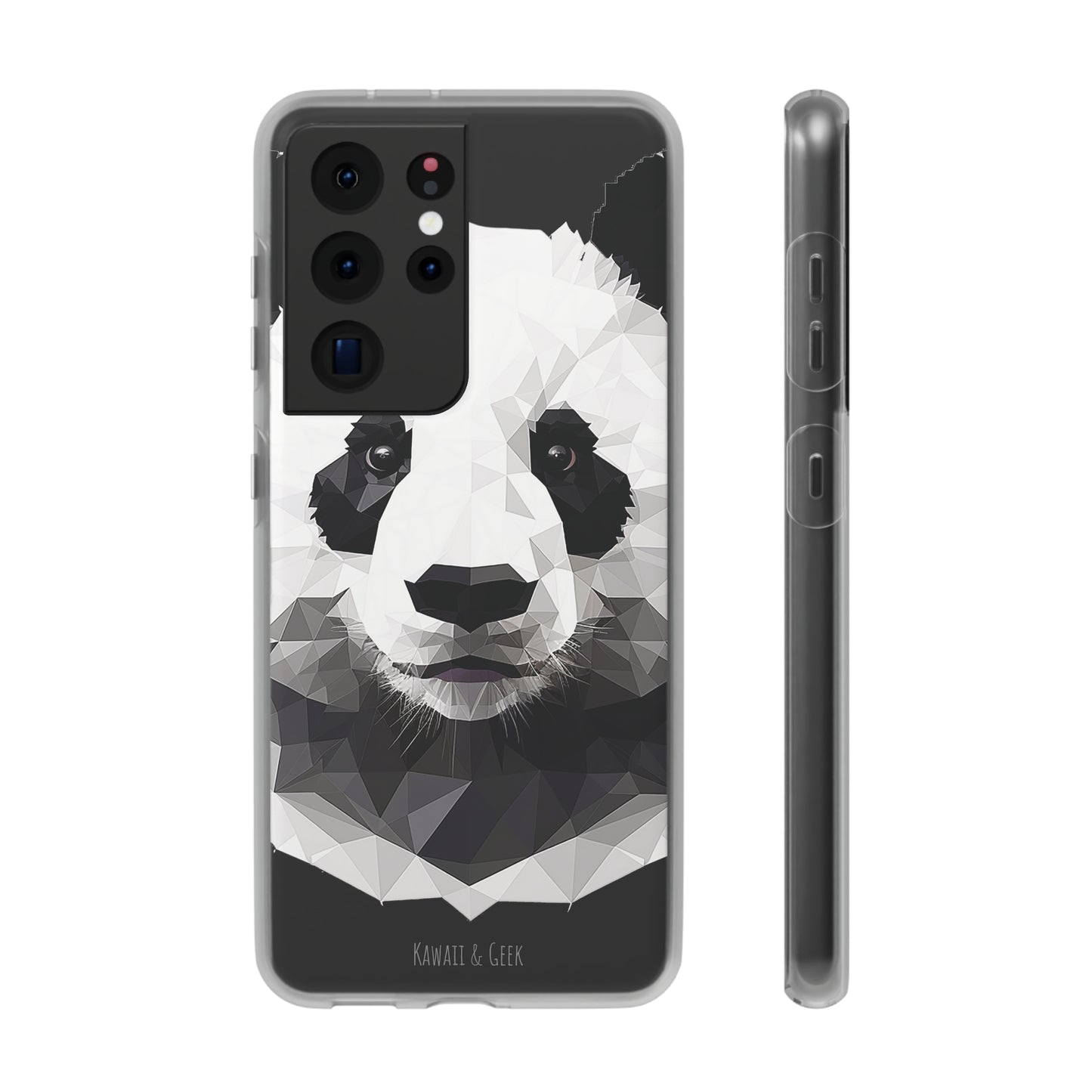 Cute Polygonal Panda Flexi phone Case - Protect Your Phone with Some Unique and Adorable Style