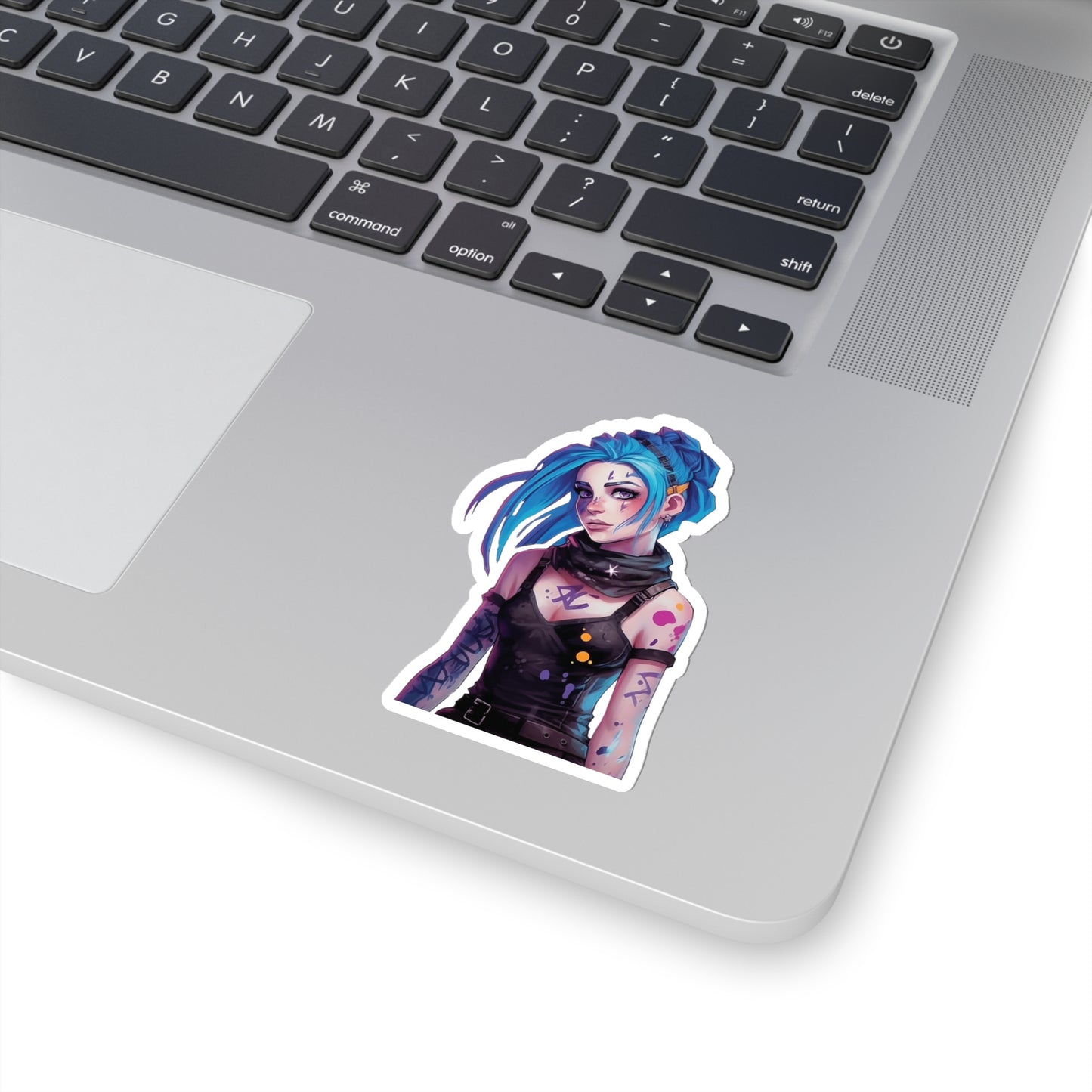 Jinx from Arcane Sticker - Add Some Colorful and Explosive Style to Your Tech - League of Legends