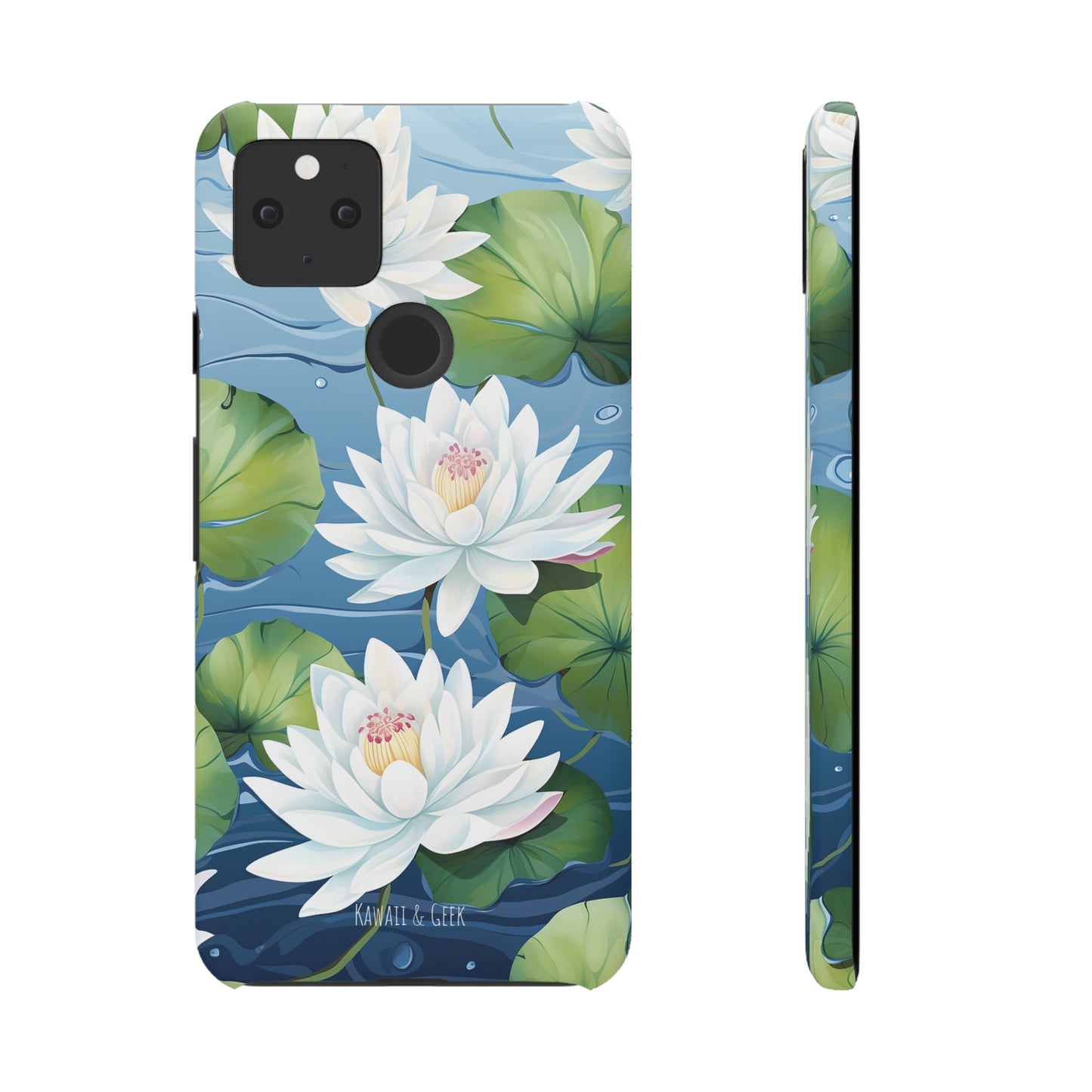 Elegant Water Lilies: Premium Phone Case