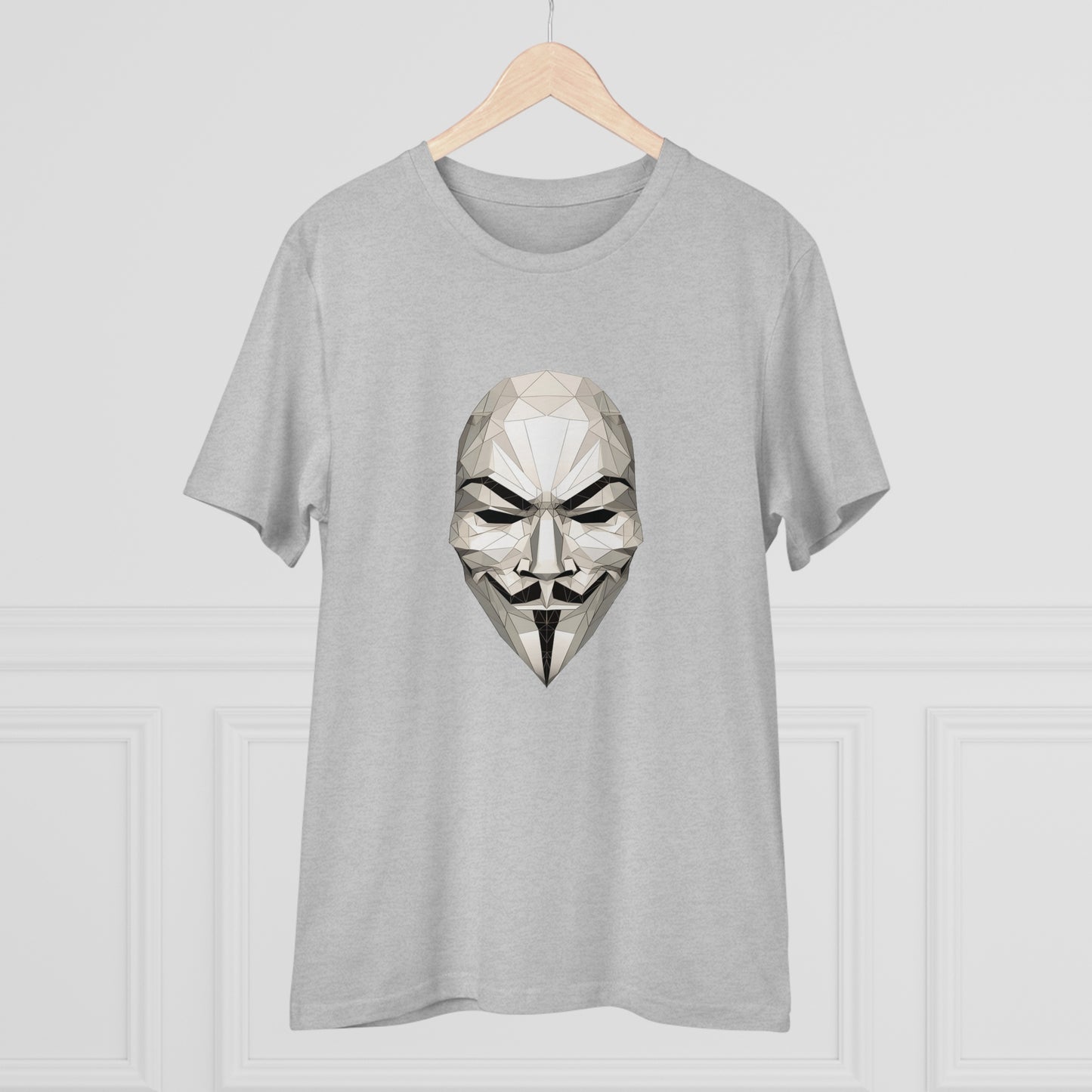 V Mask Polygonal T-Shirt - Embrace Anonymous Resistance