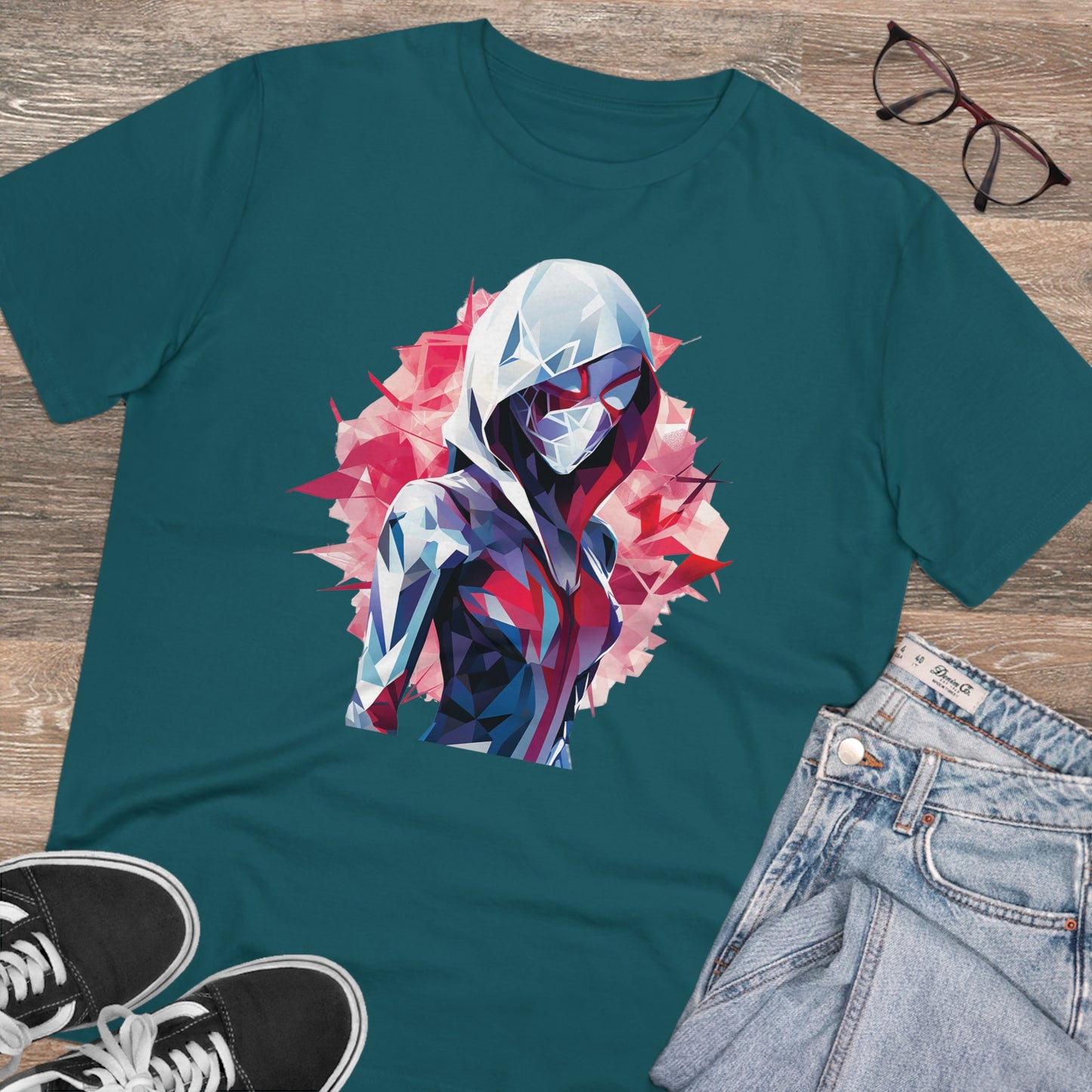 Spider Gwen Stacy T-Shirt - Eco-Friendly Fashion with Superhero Flair