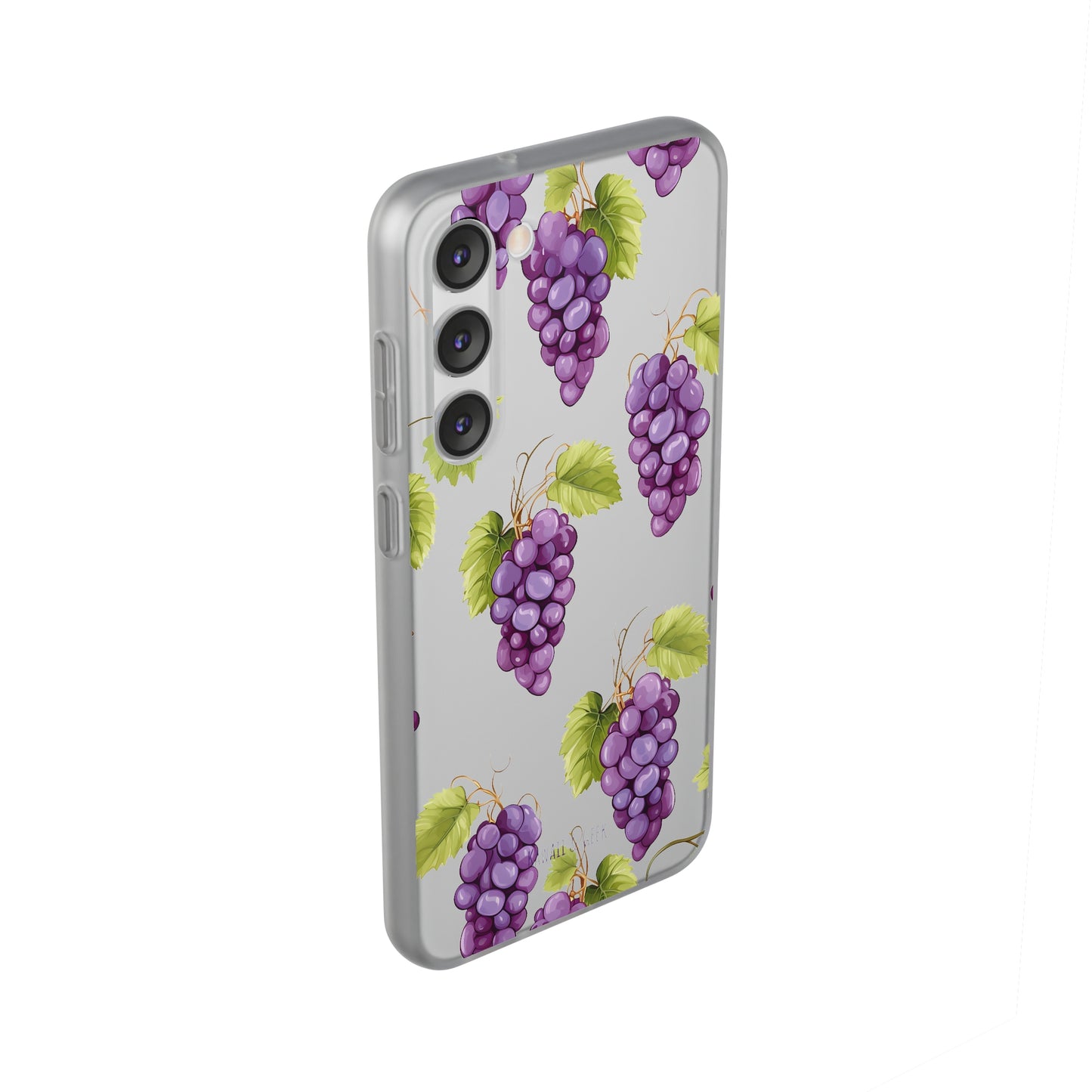 Flexi Grape Delight: Transparent Phone Case