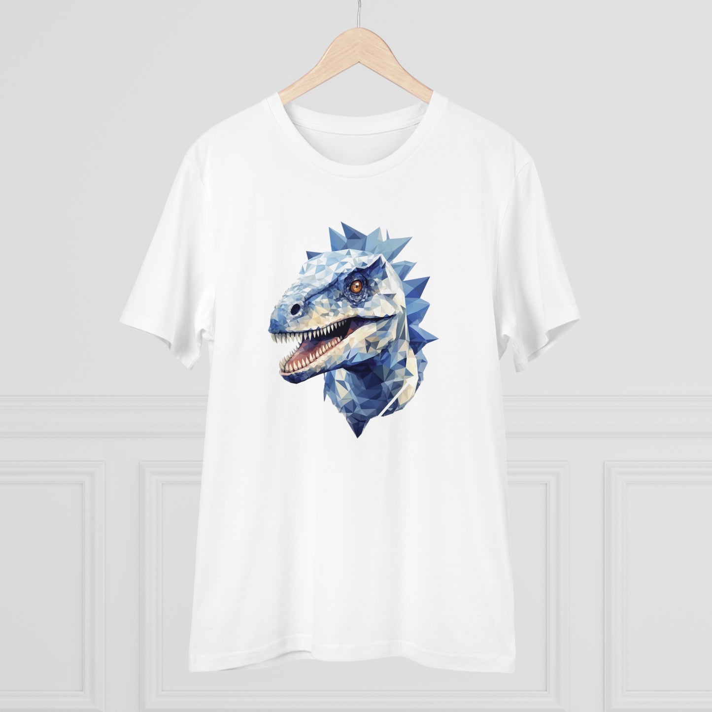 Velociraptor Polygonal T-Shirt - Embrace Fierce Jurassic Style