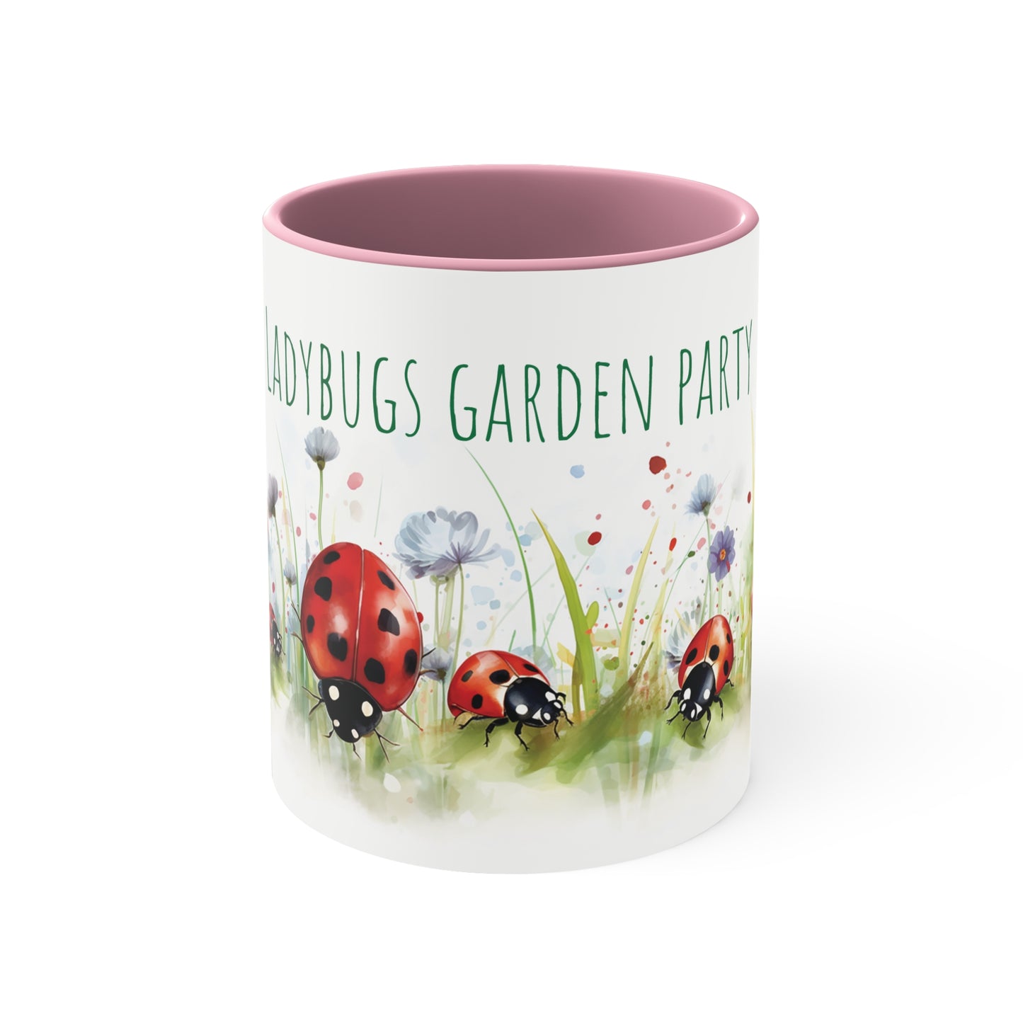 Ladybugs Garden Party Mug - Charming Insect Themed Kitchenware