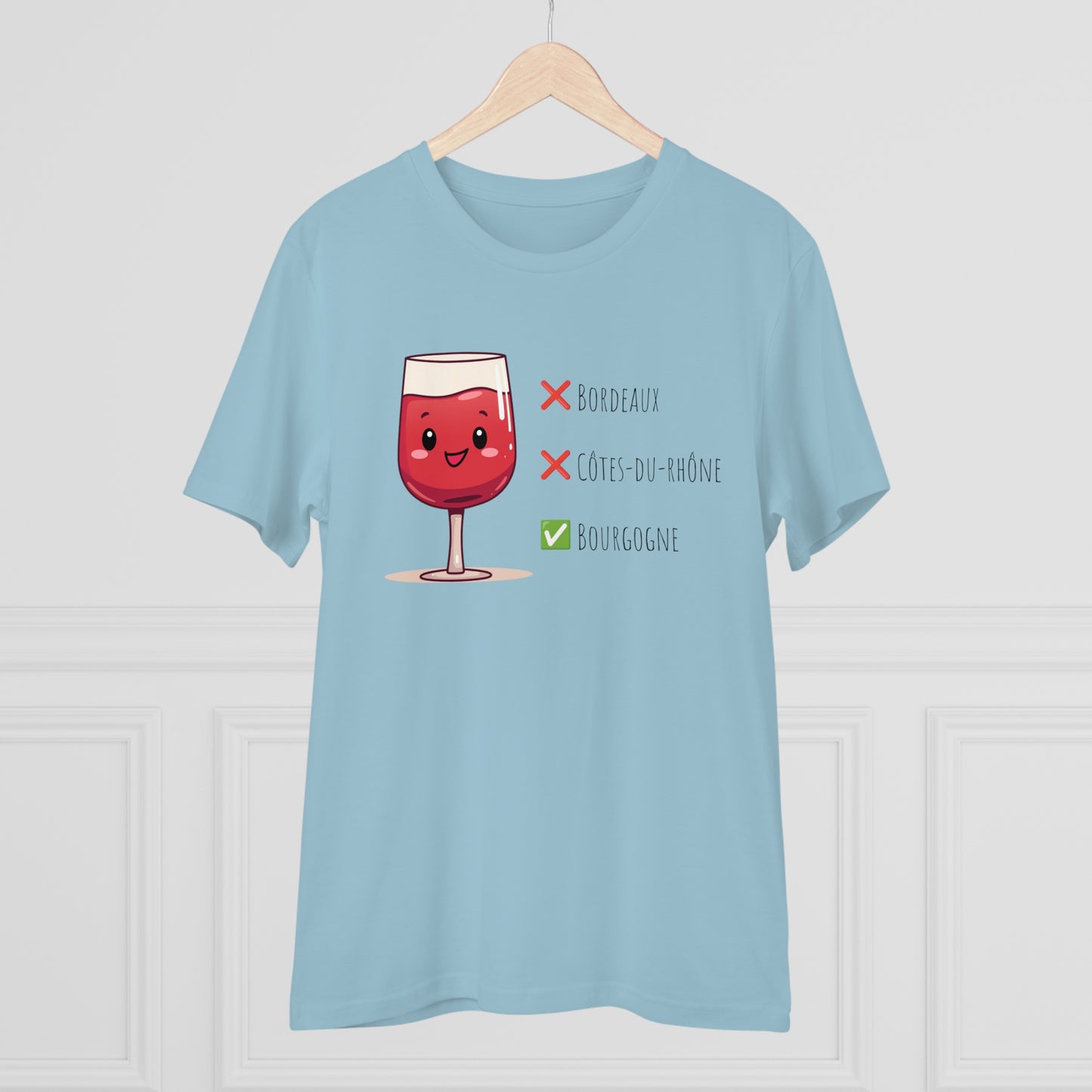 Eco-Friendly 'Bourgogne Wine Wins' T-Shirt - Wine Region Vote, Unisex"