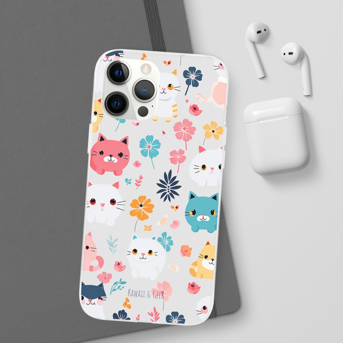 Playful Kittens: Flexi Transparent Phone Case