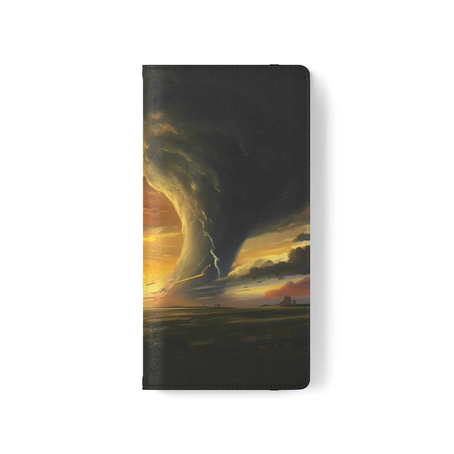 Apocalyptic Tornado Kids Flip Phone Case