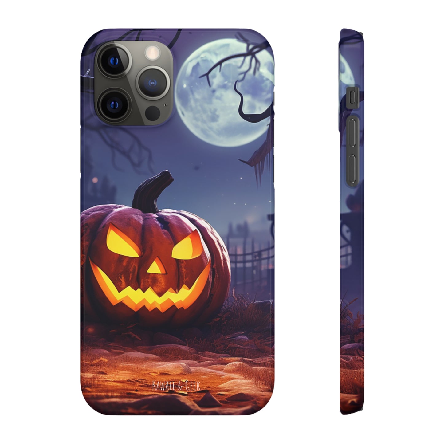 Halloween Pumpkin Design Premium Phone Case