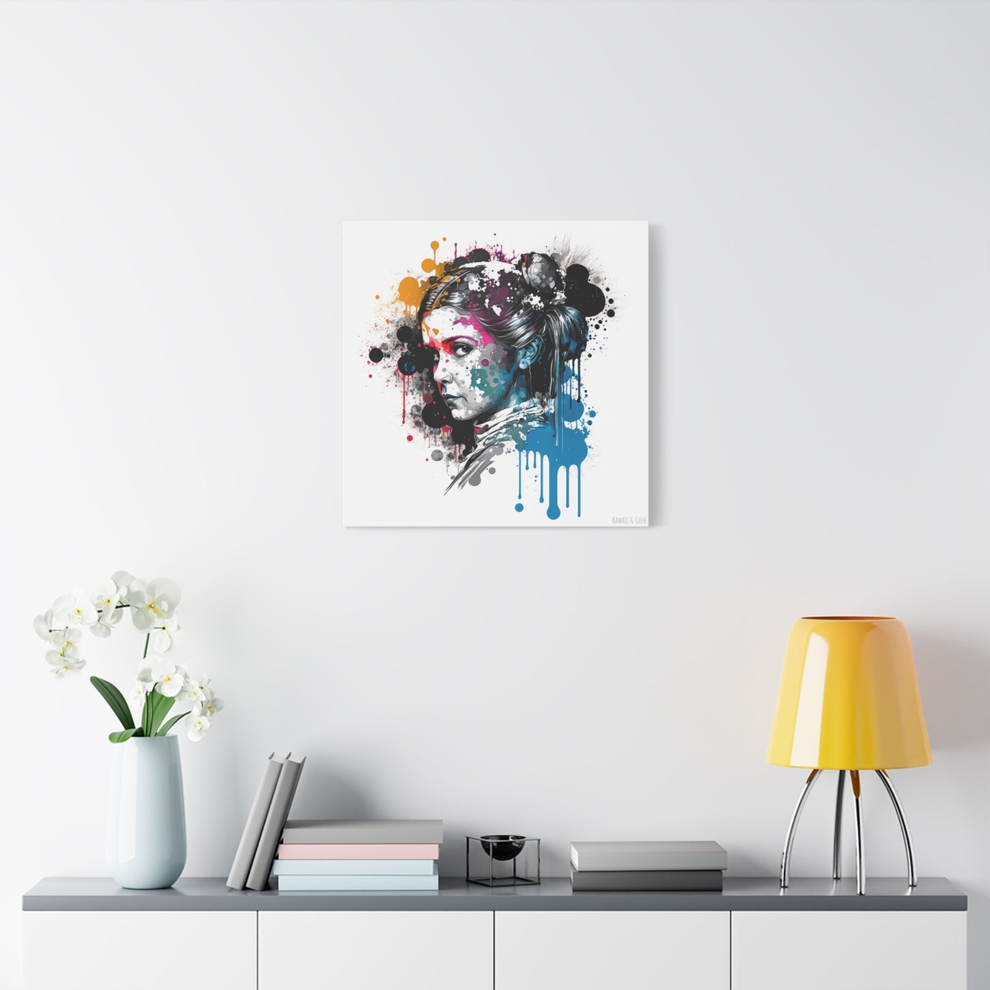 Princess Leia Canva - Add Some Galactic and Artistic Style to Your Walls - Star Wars