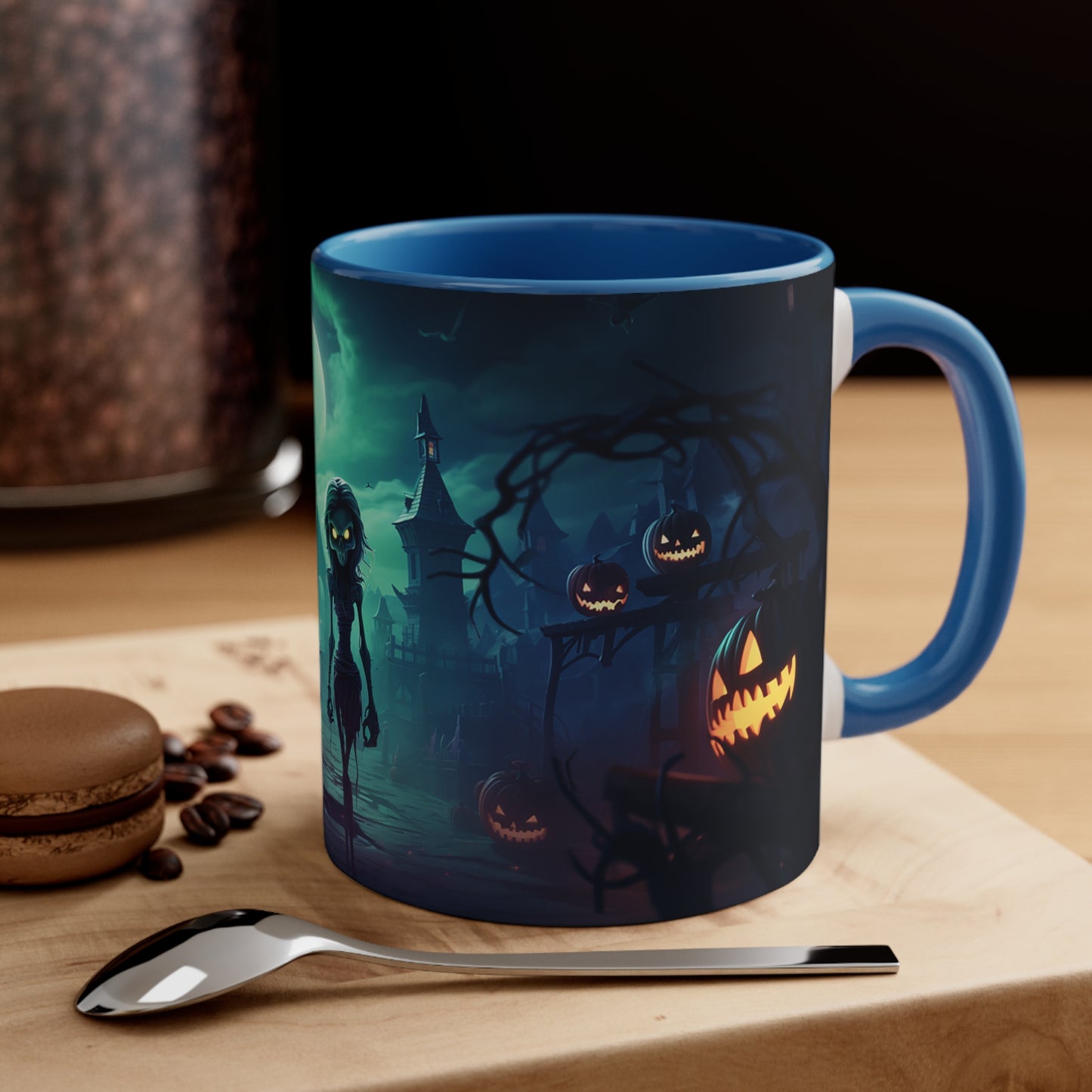 Halloween Special: 11oz Bi-color Zombies Cemetery Mug