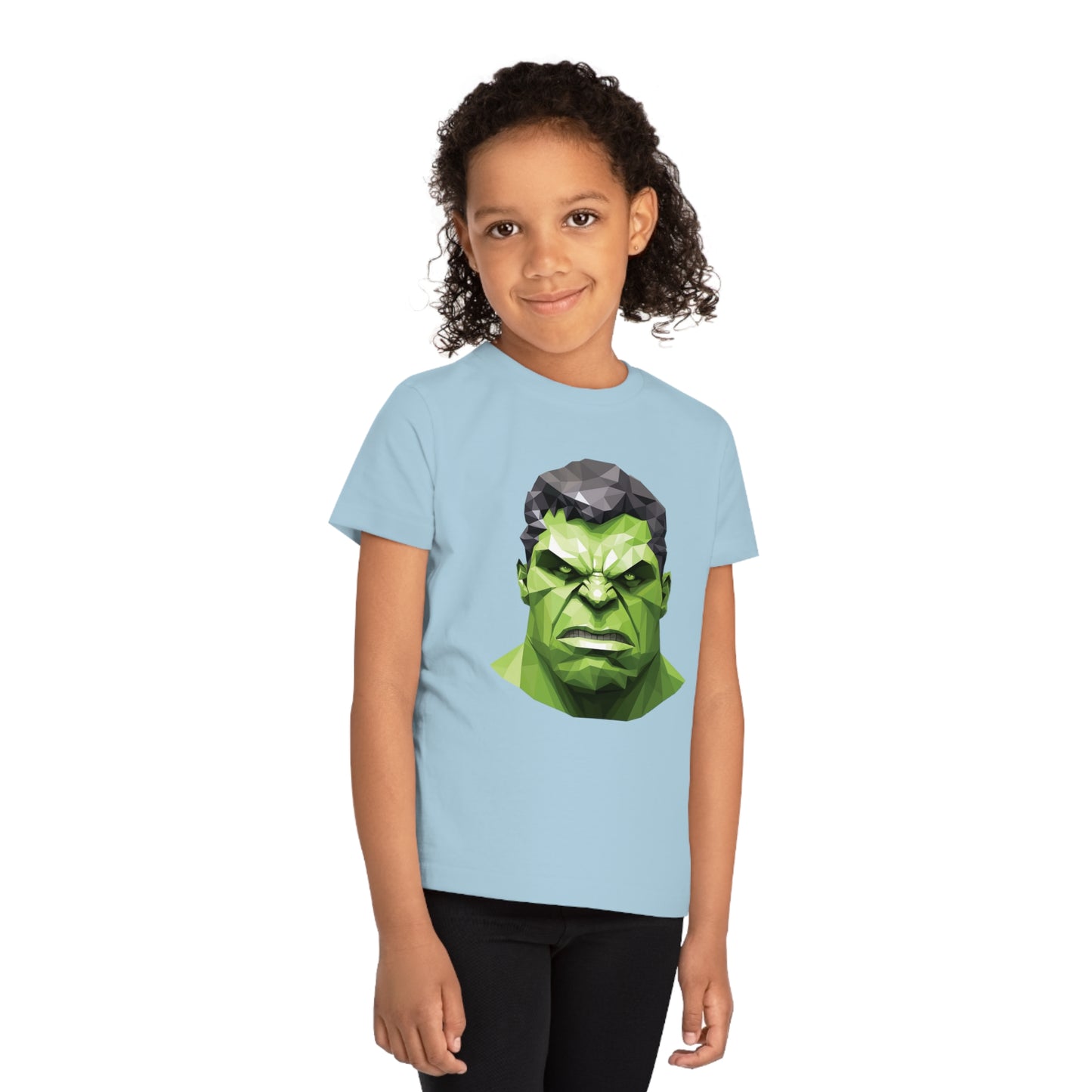 Hulk Polygonal Kids T-Shirt - Embrace Incredible Energy