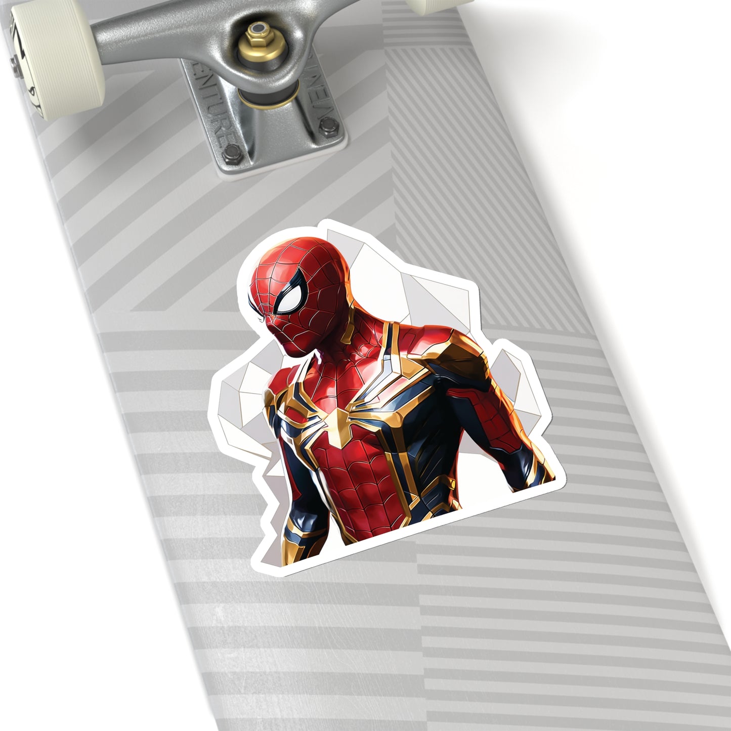 Spider Man Sticker in Iron Spider armor - Superhero Styling with a Modern Twist