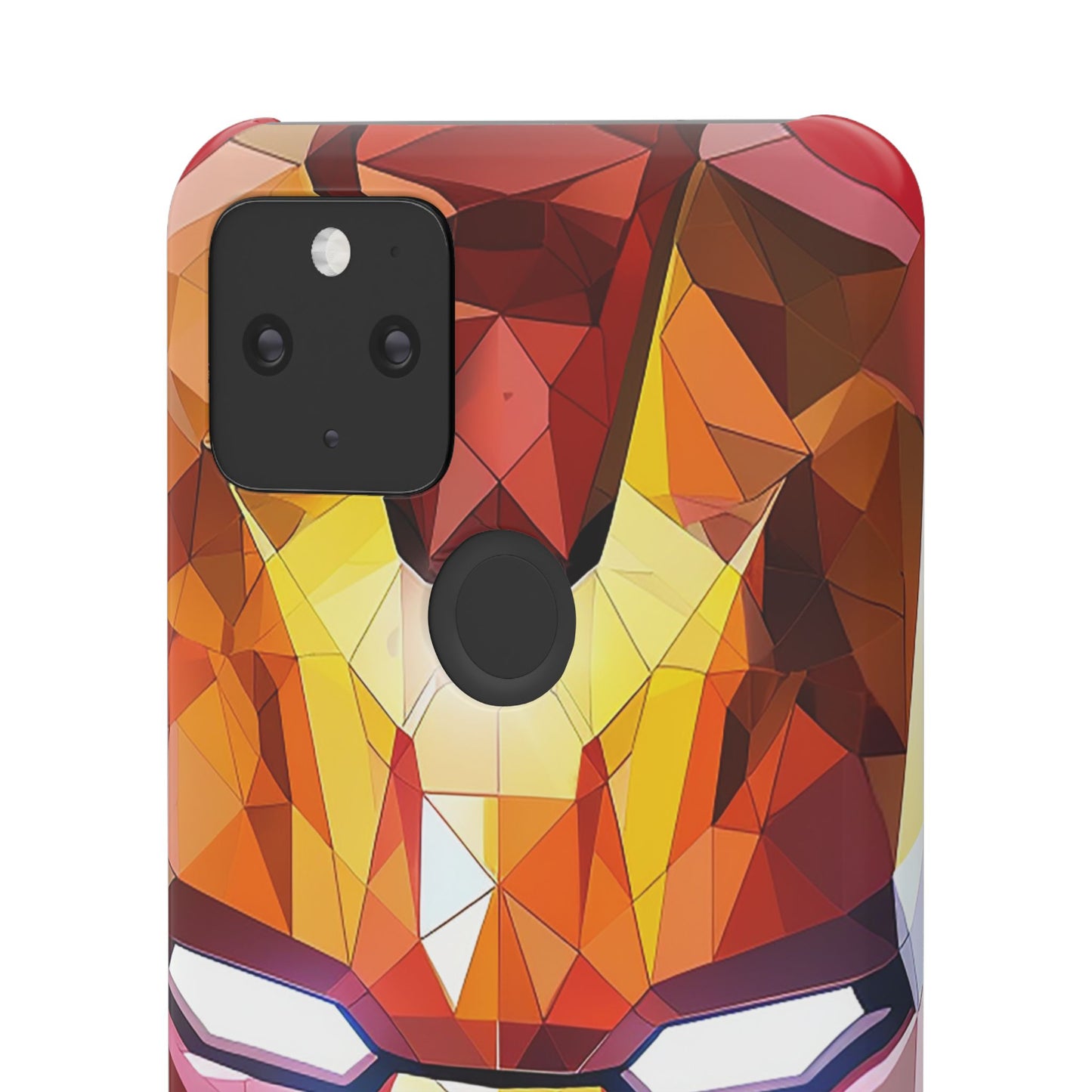 Phone Case - Iron Man helmet polygonal style