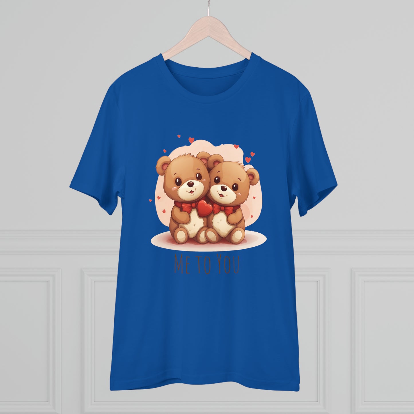 Me to You Teddy Bear Couple Tee - Eco-Friendly Love Shirt - Valentine's Day Special