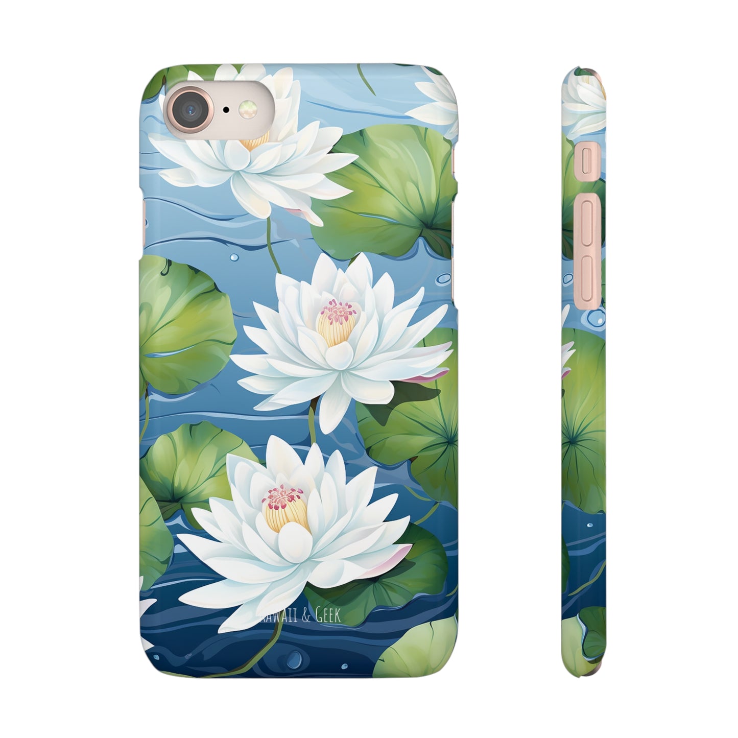 Elegant Water Lilies: Premium Phone Case