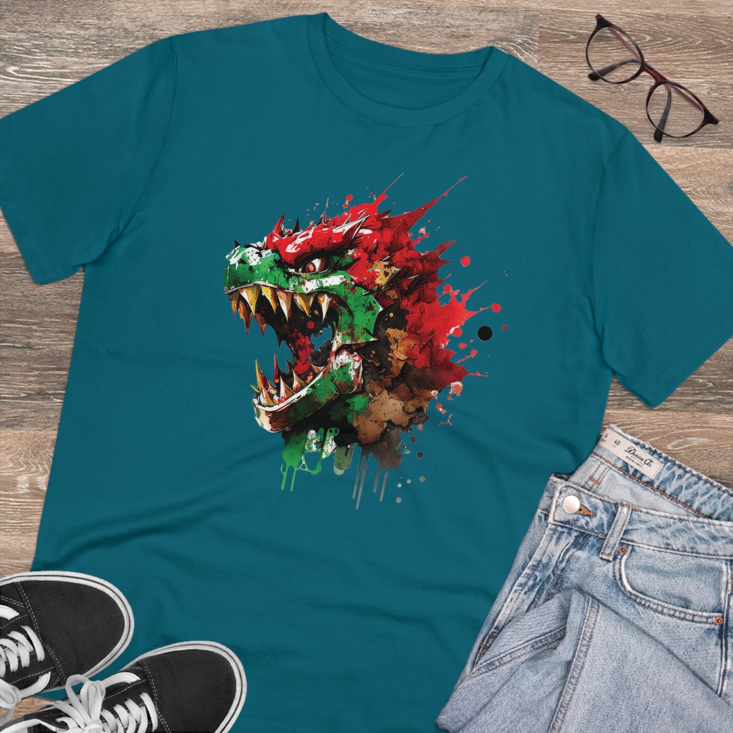 B-owser Unisex T-Shirt - Add Some Artistic and Sustainable Style to Your Wardrobe - Mario