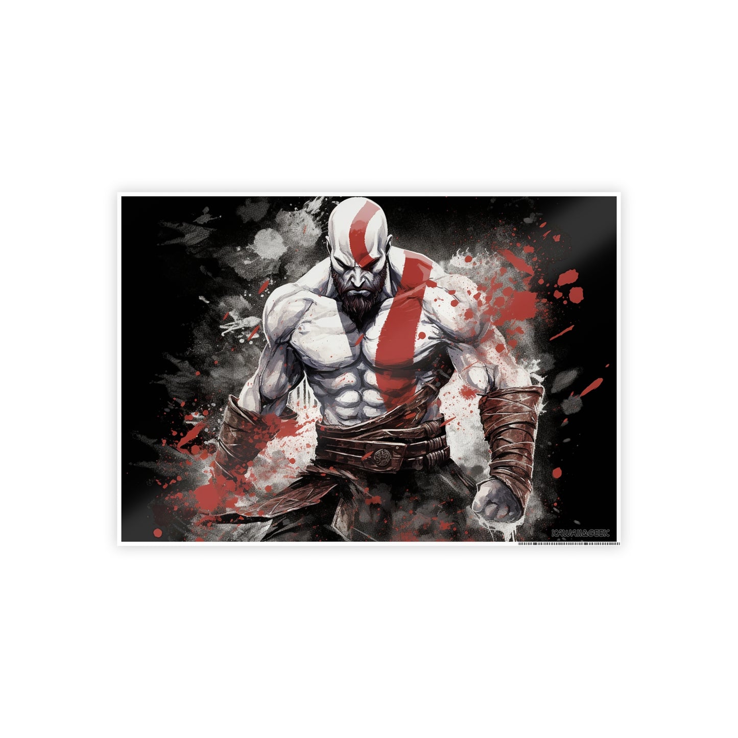 Kratos Poster - Embrace the Power and Artistry of the God of War