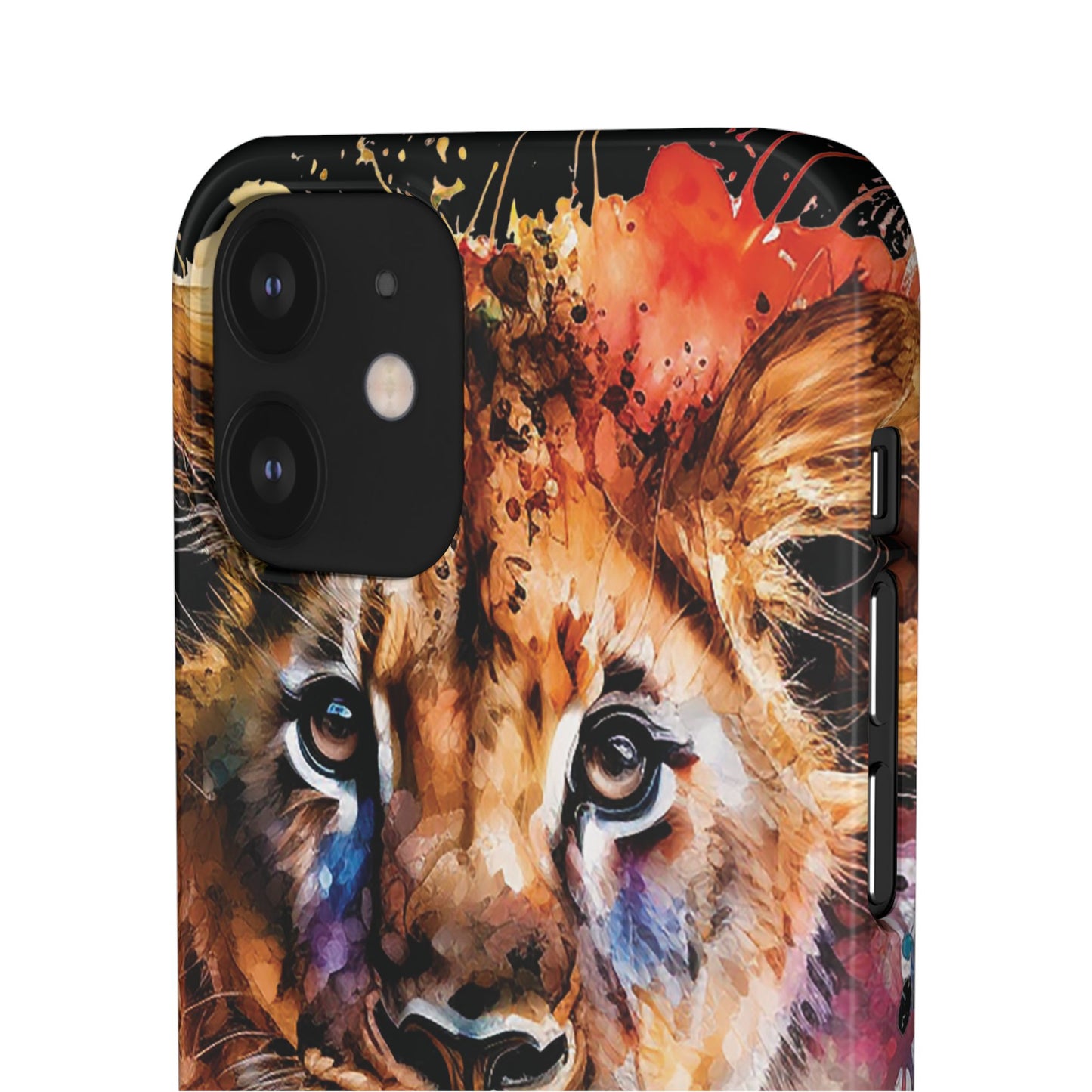 Phone Case Watercolor Lion Cub