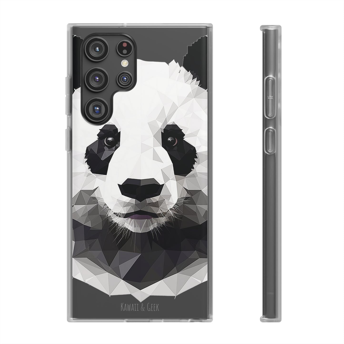 Cute Polygonal Panda Flexi phone Case - Protect Your Phone with Some Unique and Adorable Style