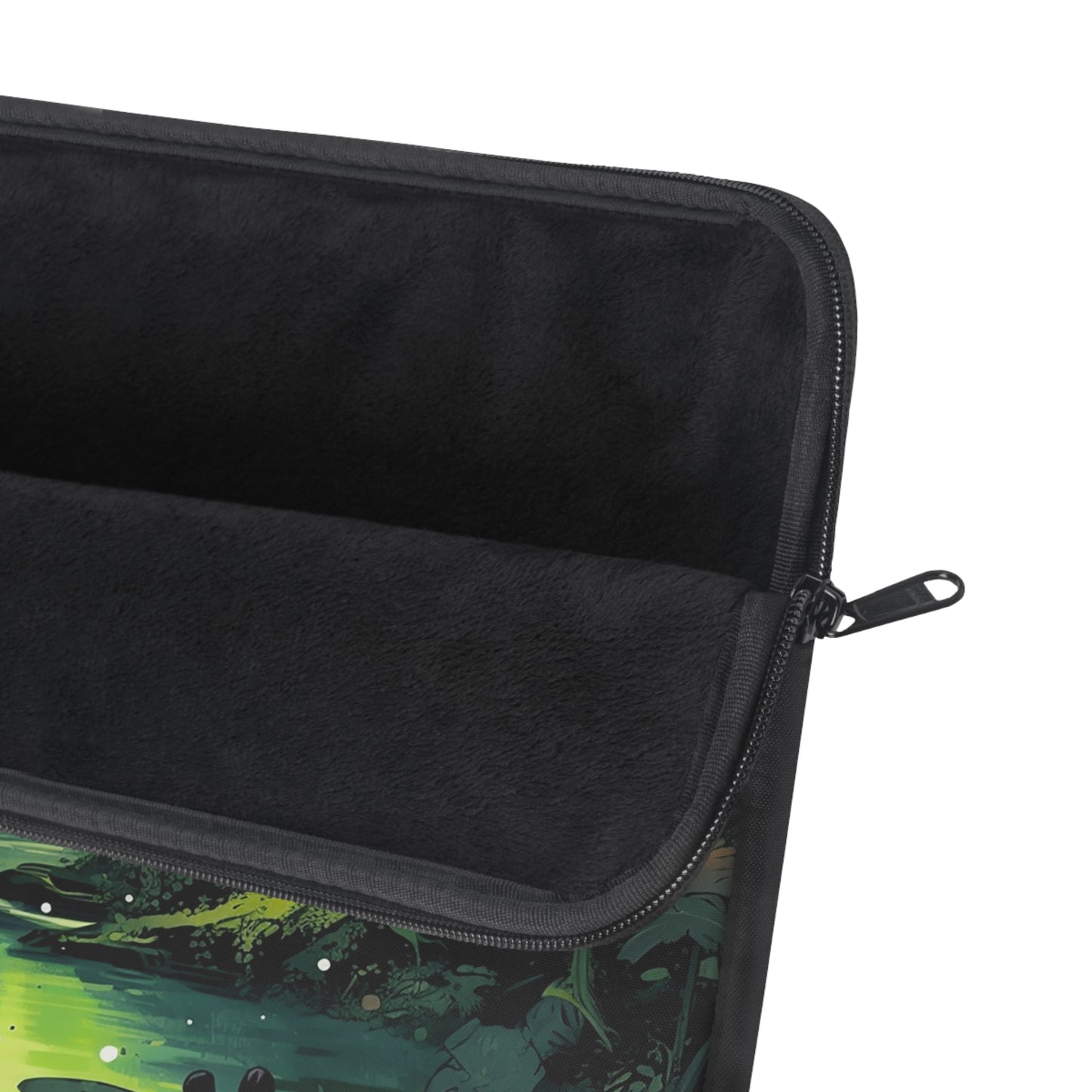 Mysterious Rain Forest Laptop Sleeve - Protect Your Device with an Enchanting Scene
