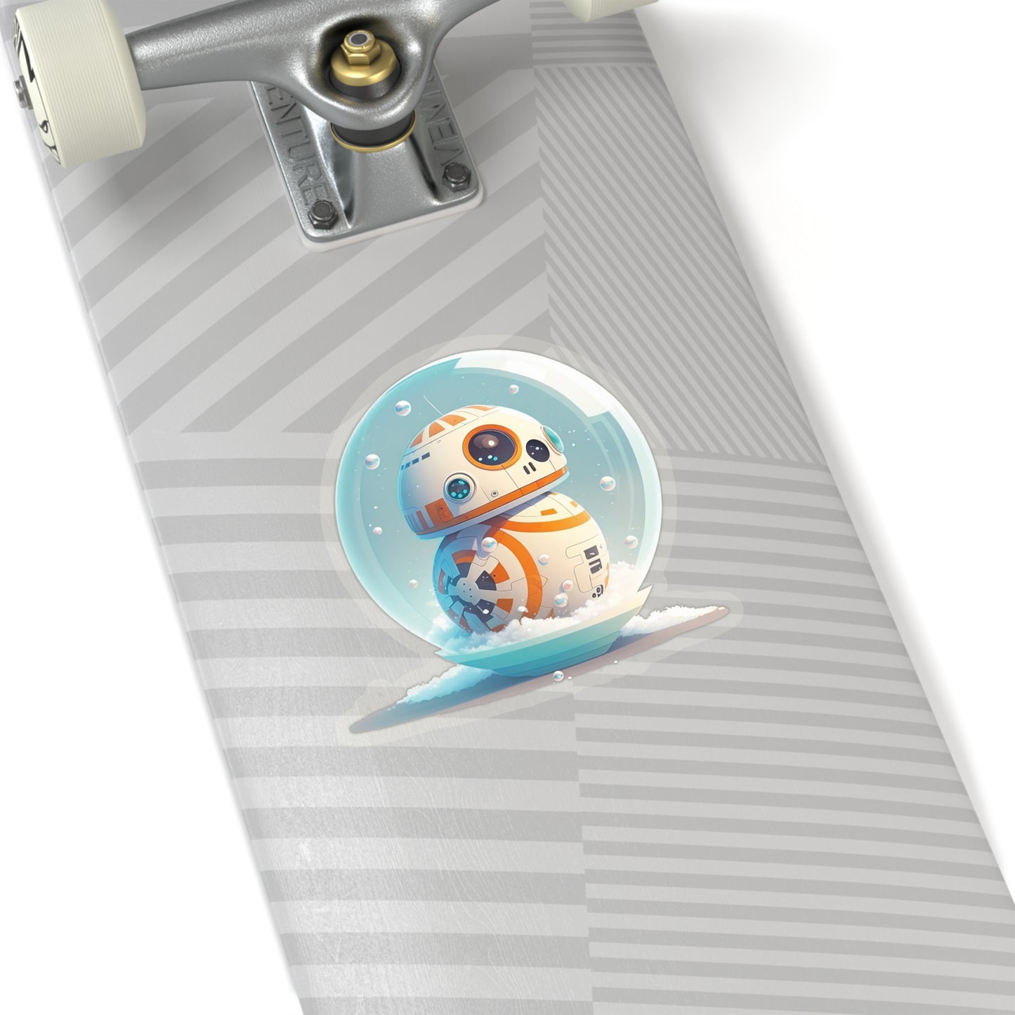 Cute BB8 in Snowball Sticker - Add Some Playful and Adorable Style to Your Tech - Star Wars