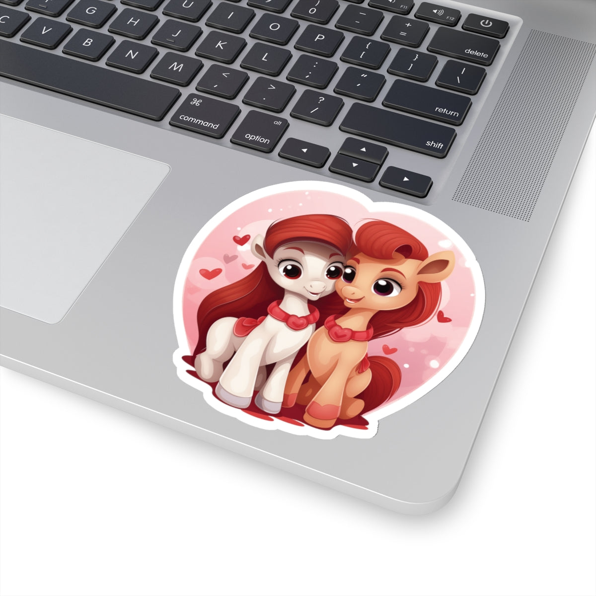 Valentine's Pony Couple Sticker