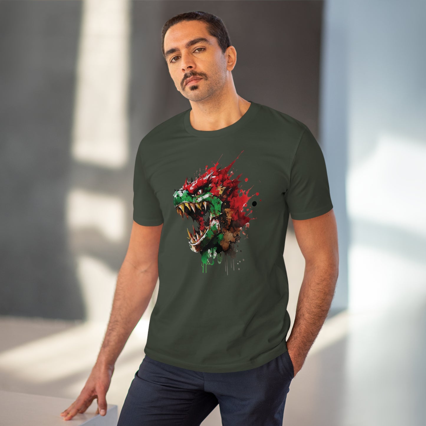 B-owser Unisex T-Shirt - Add Some Artistic and Sustainable Style to Your Wardrobe - Mario