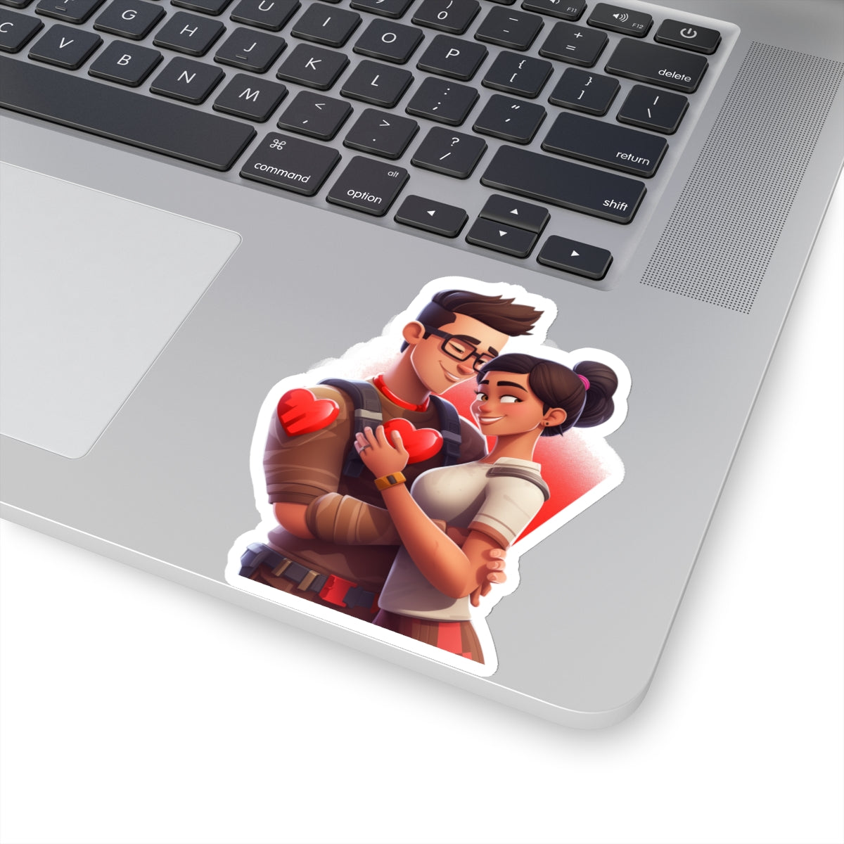 Fortnite-Inspired Couple Sticker - Valentine's Edition