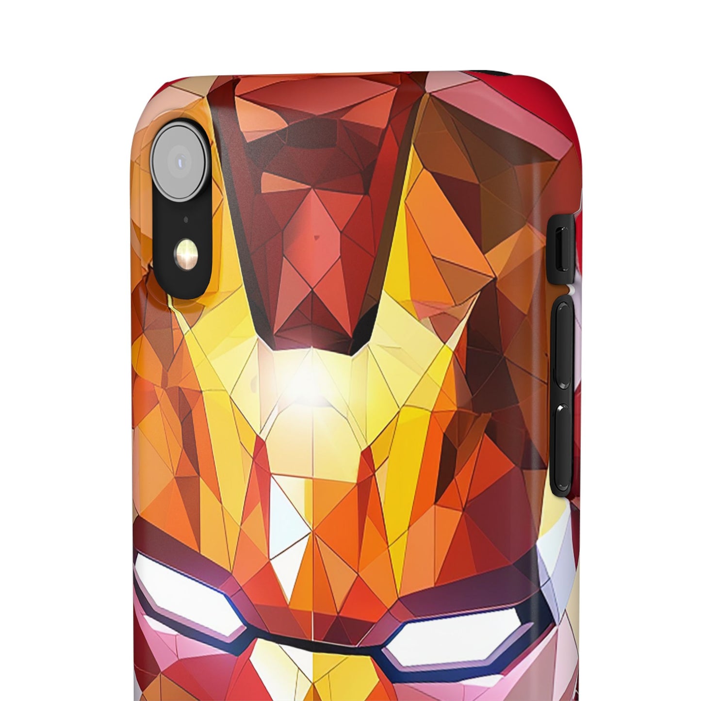 Phone Case - Iron Man helmet polygonal style