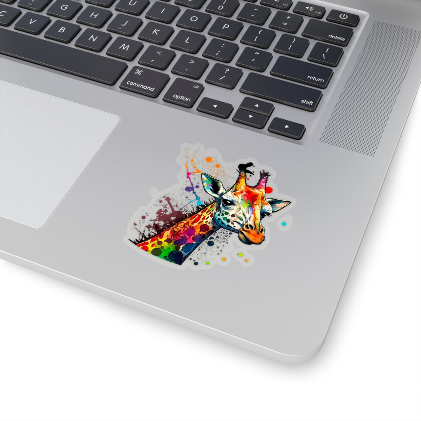 Giraffe Sticker - Add Some Pop-Art and Watercolor Style to Your Tech