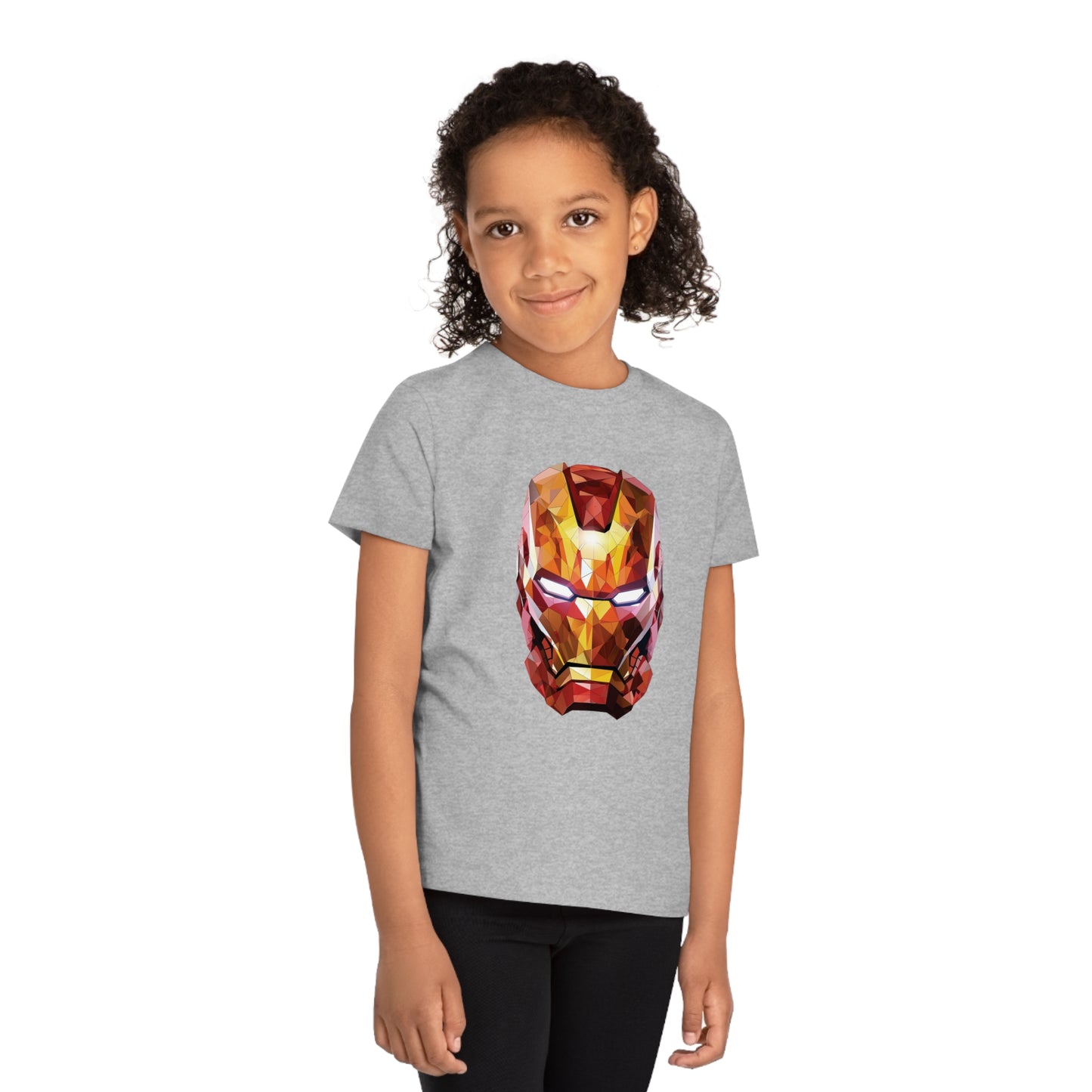 Iron Man Polygonal Kids T-Shirt - Embrace Heroic Style