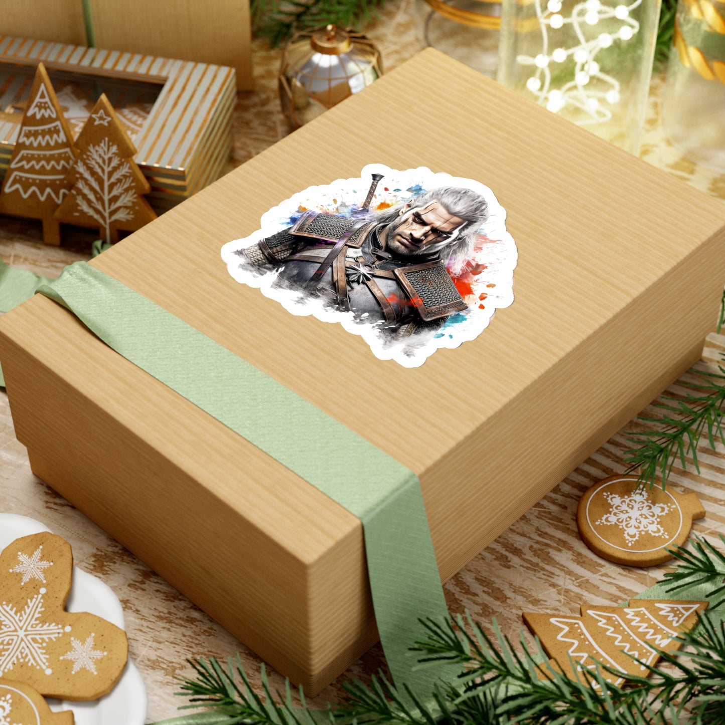 Watercolor Henry Cavill Witcher Sticker