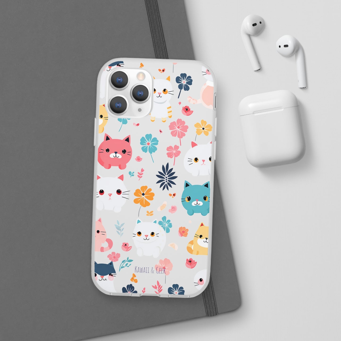 Playful Kittens: Flexi Transparent Phone Case