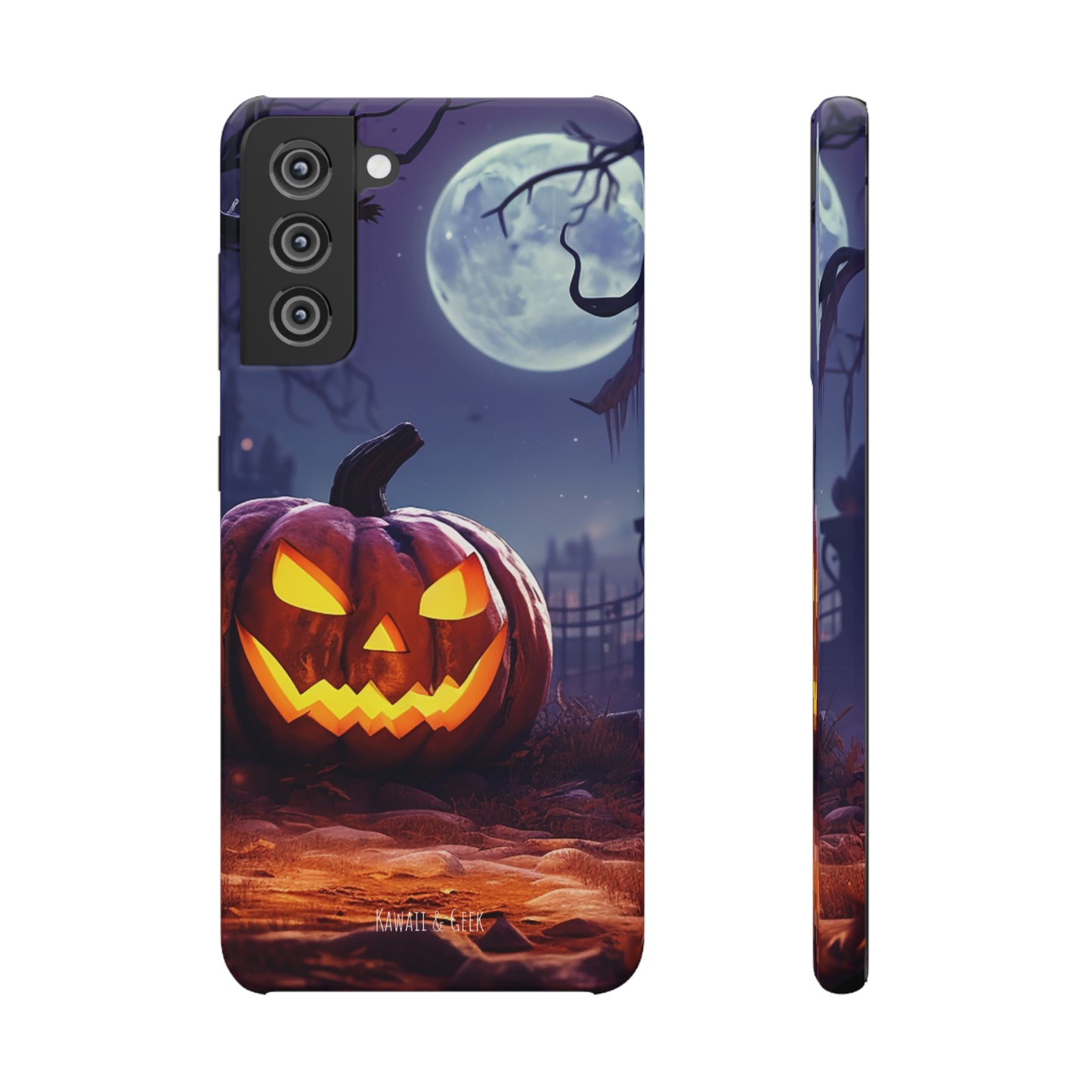 Halloween Pumpkin Design Premium Phone Case