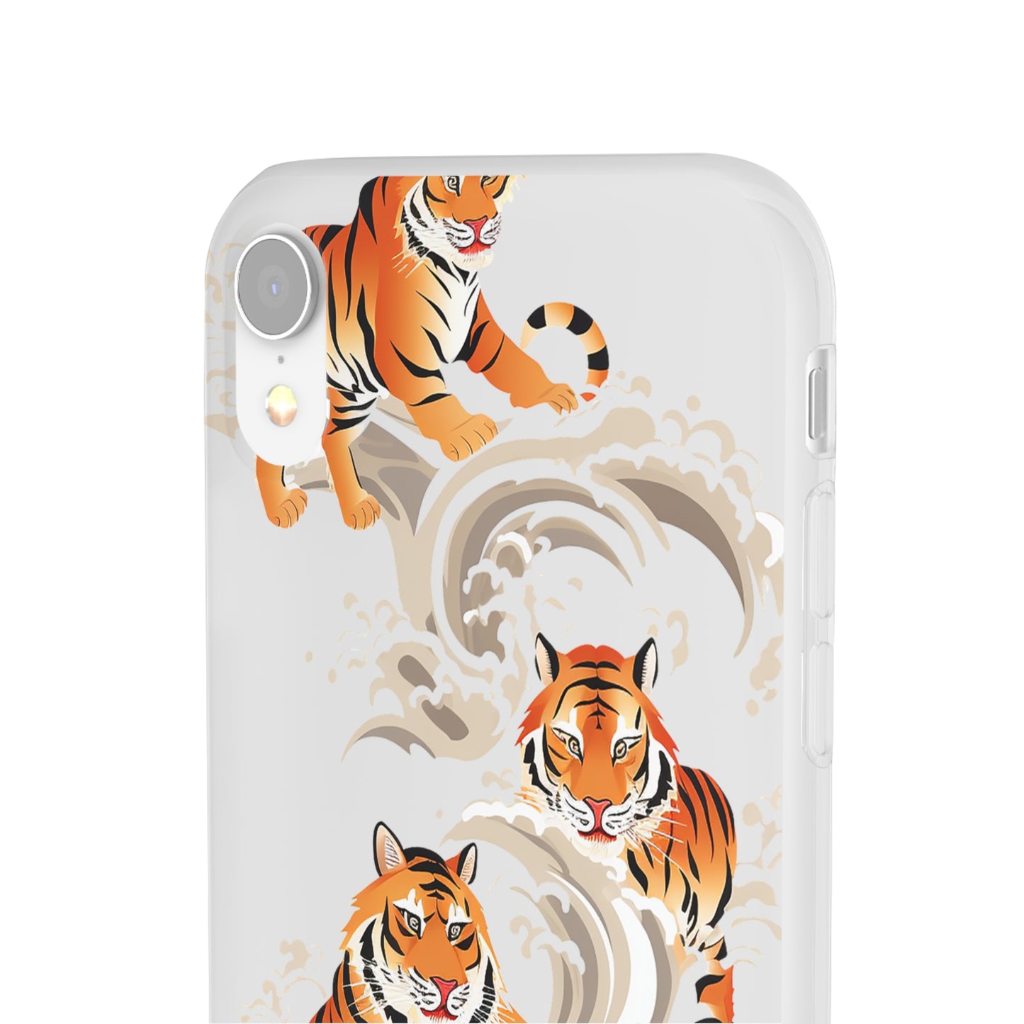 Elegant Chinese Ink Tiger Flexi Phone Case