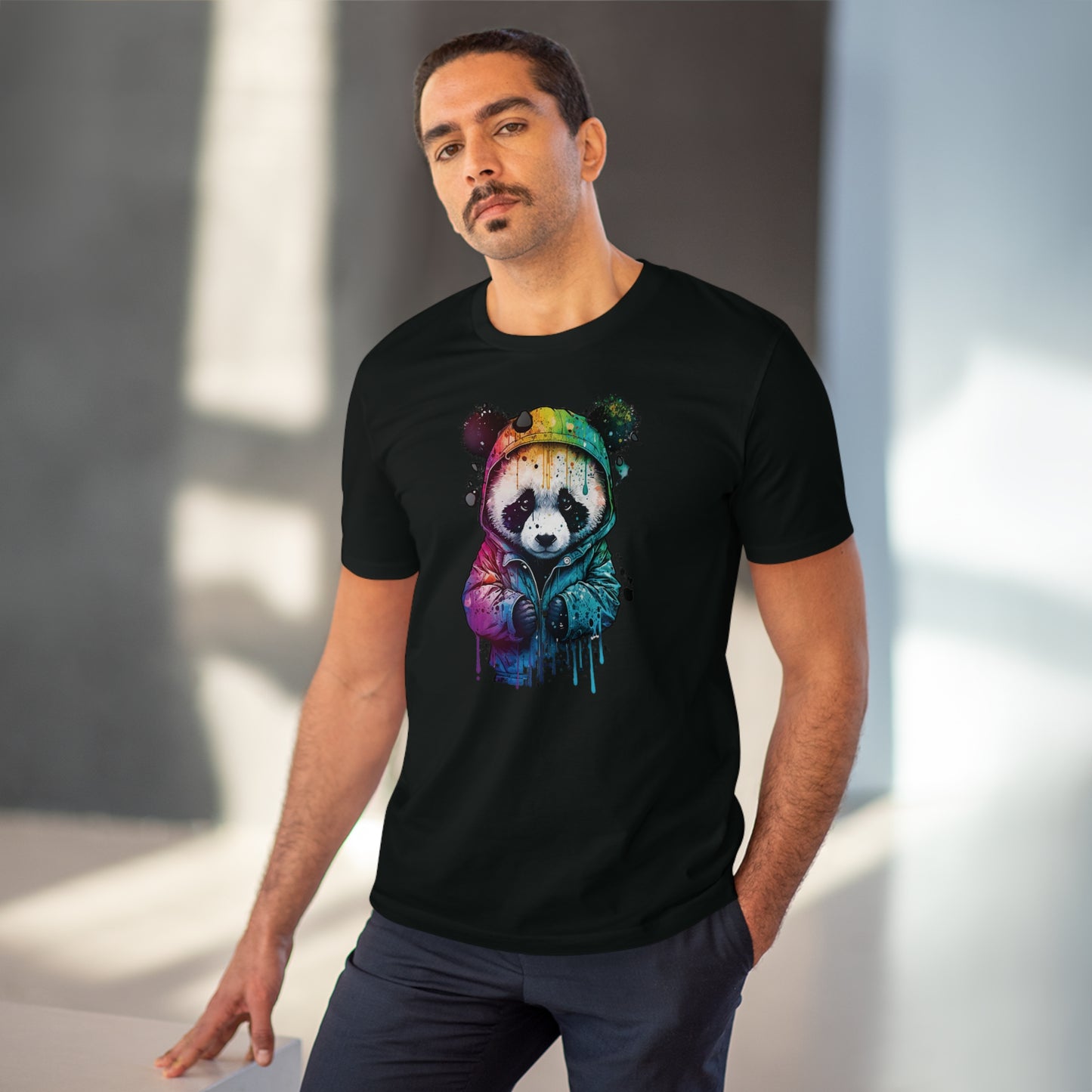Panda Organic Unisex T-Shirt - Add Some Fun and Eco-Friendly Style to Your Wardrobe