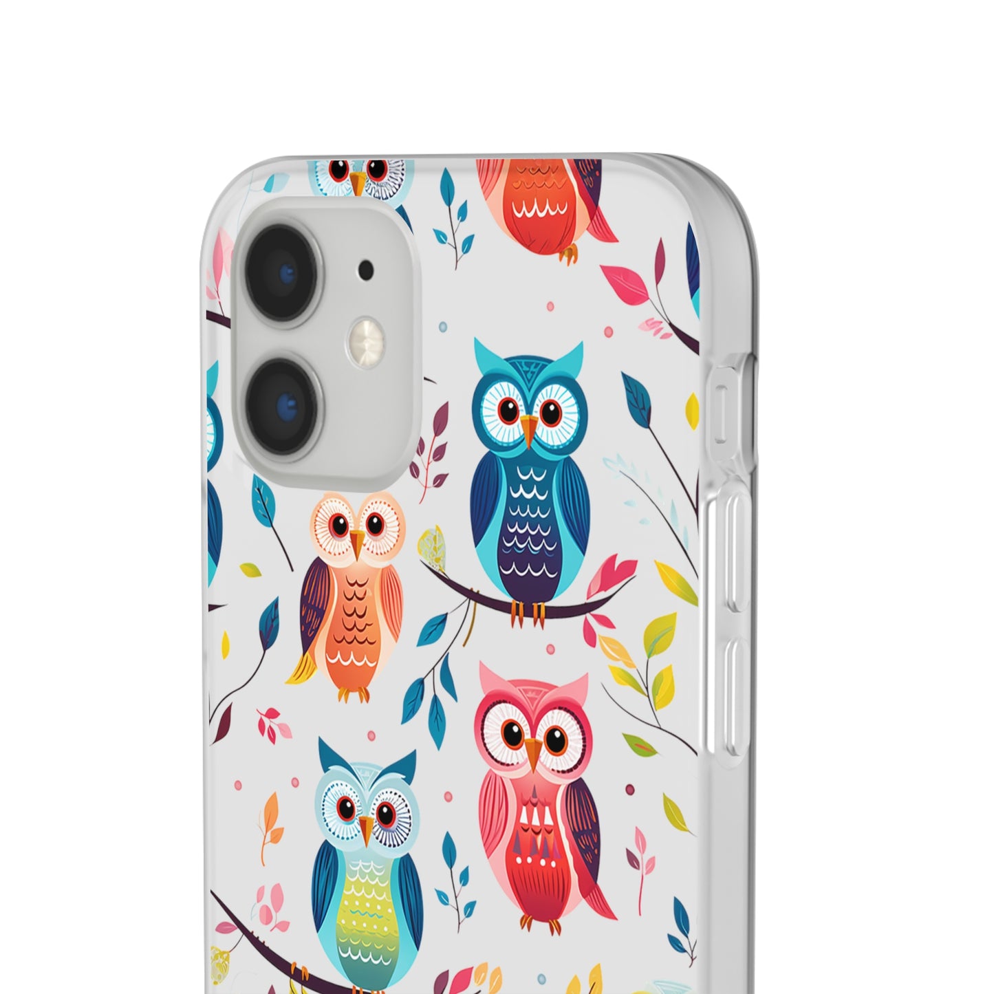 Whimsical Owl Flexi and Transparent Phone Case