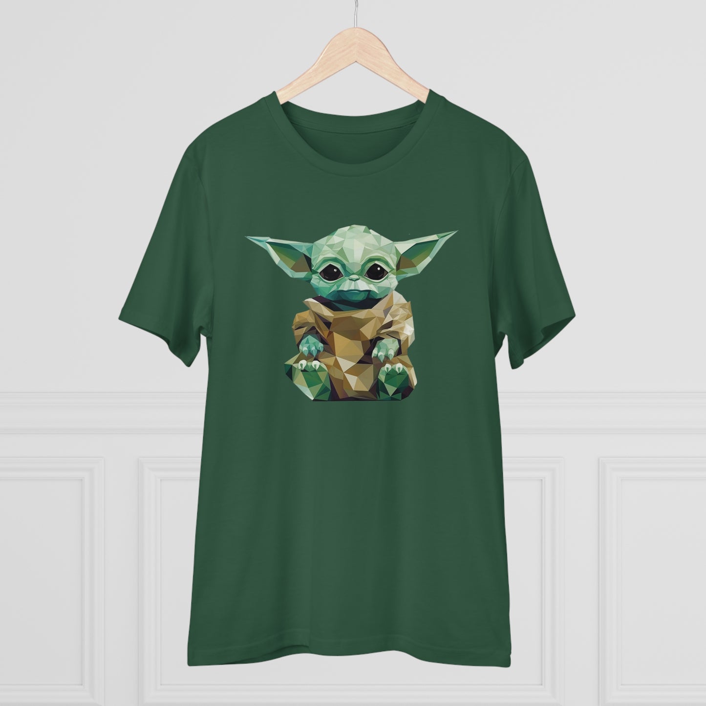 Baby Yoda Grogu Polygonal T-Shirt - Embrace Adorable Force - Star Wars