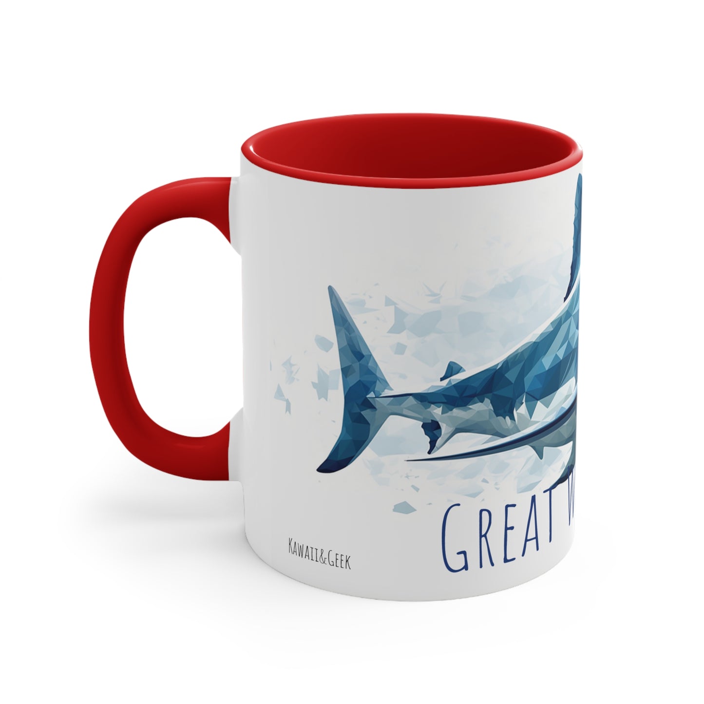 Mighty Great White Shark Coffee or Tea Mug: Dive into a Sea of Refreshment