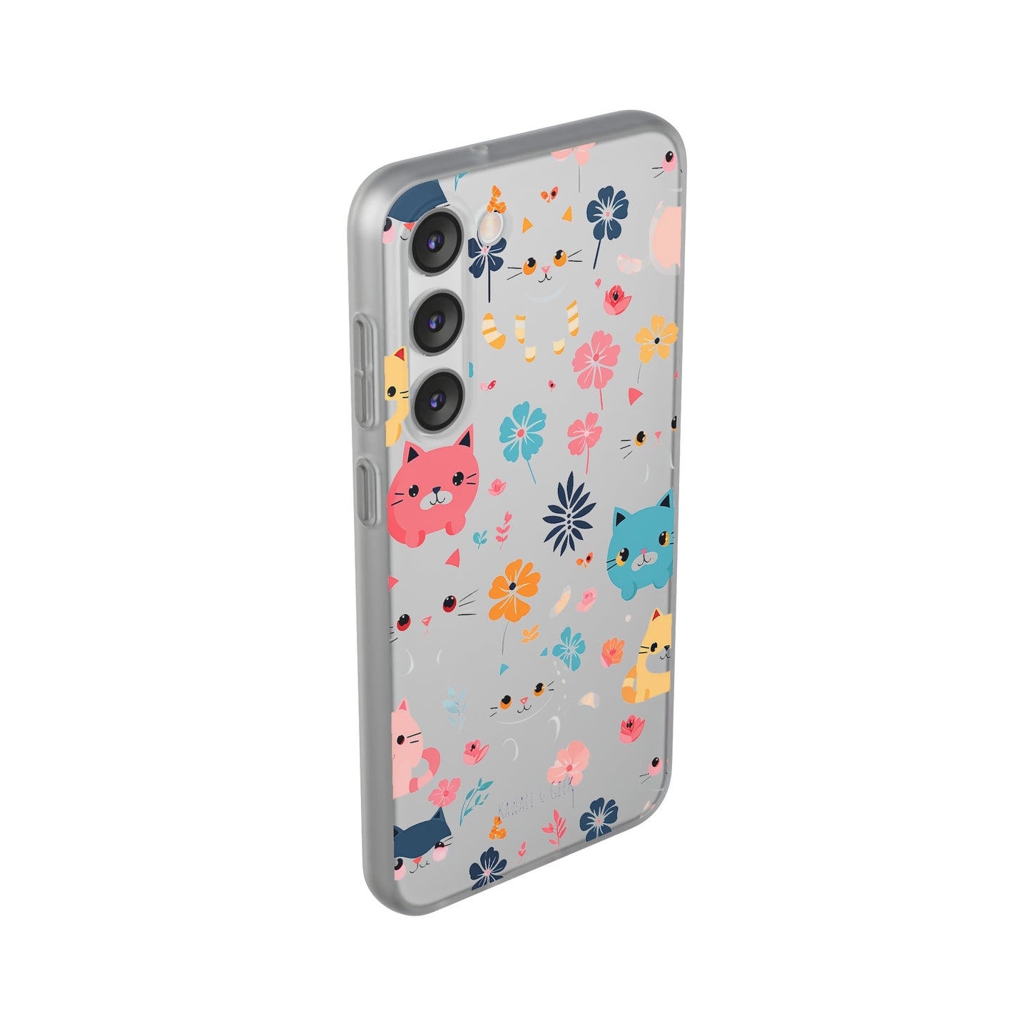 Playful Kittens: Flexi Transparent Phone Case