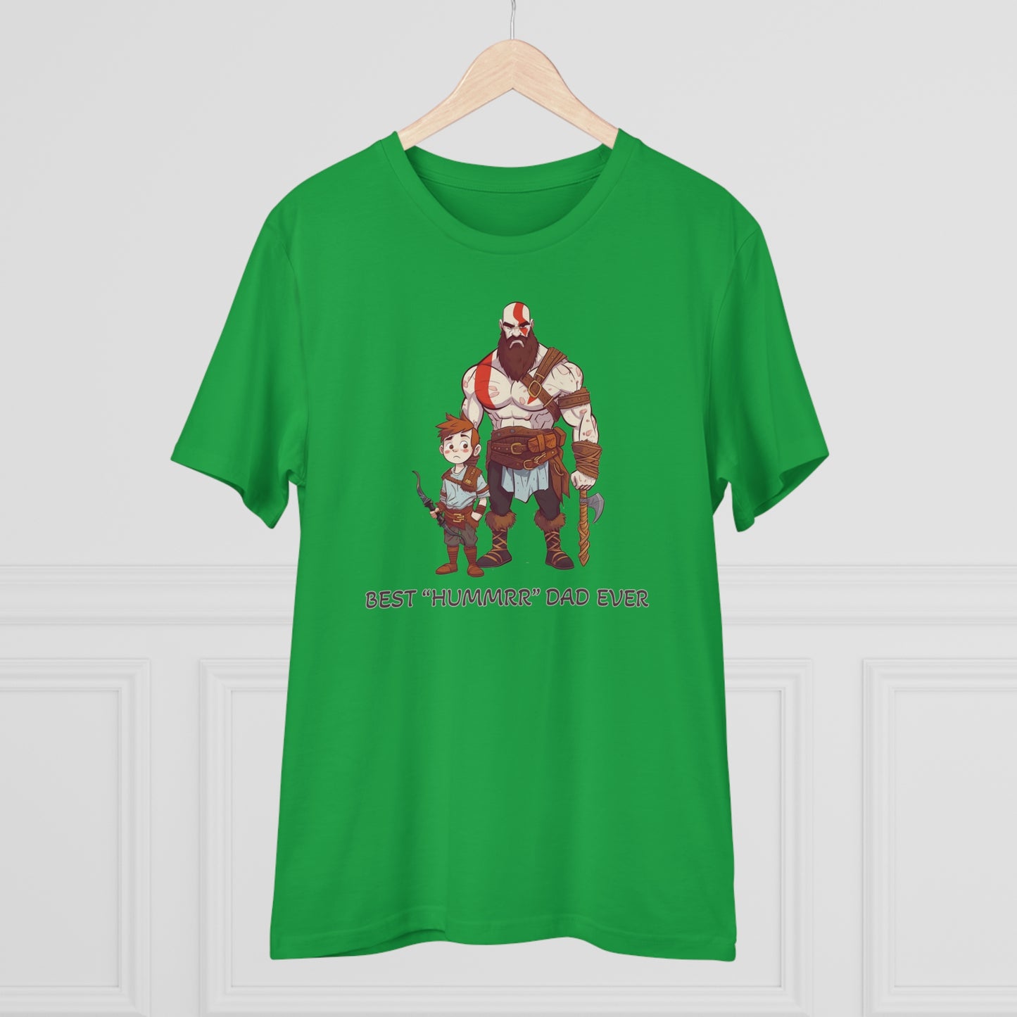 Kratos - God of War T-Shirt - BEST Hummrr Dad Ever - Celebrate Father's Day with Playful Style